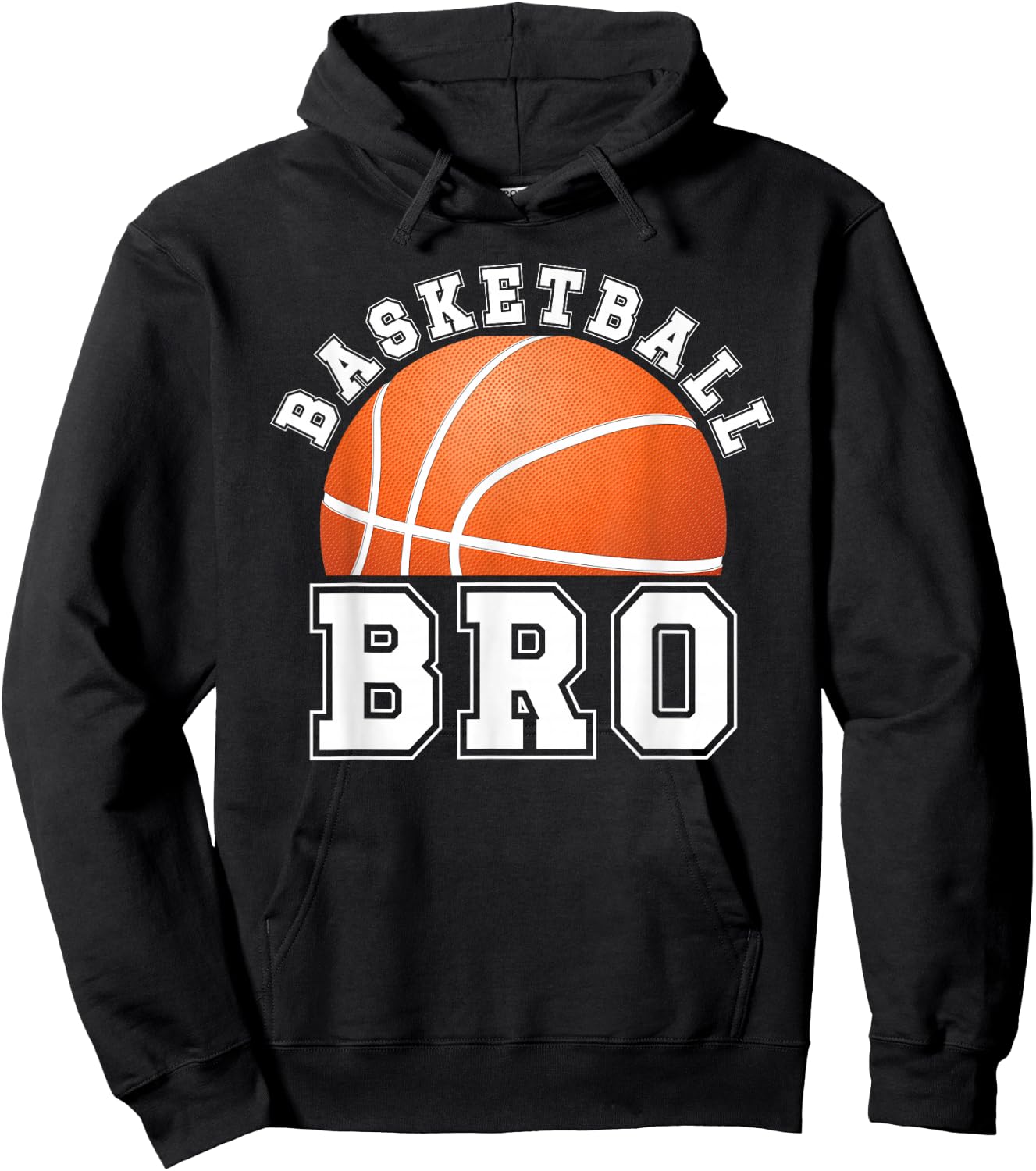 Basketball Brother Of A Basketball Player Bro Hoodie - Hoodie | Black