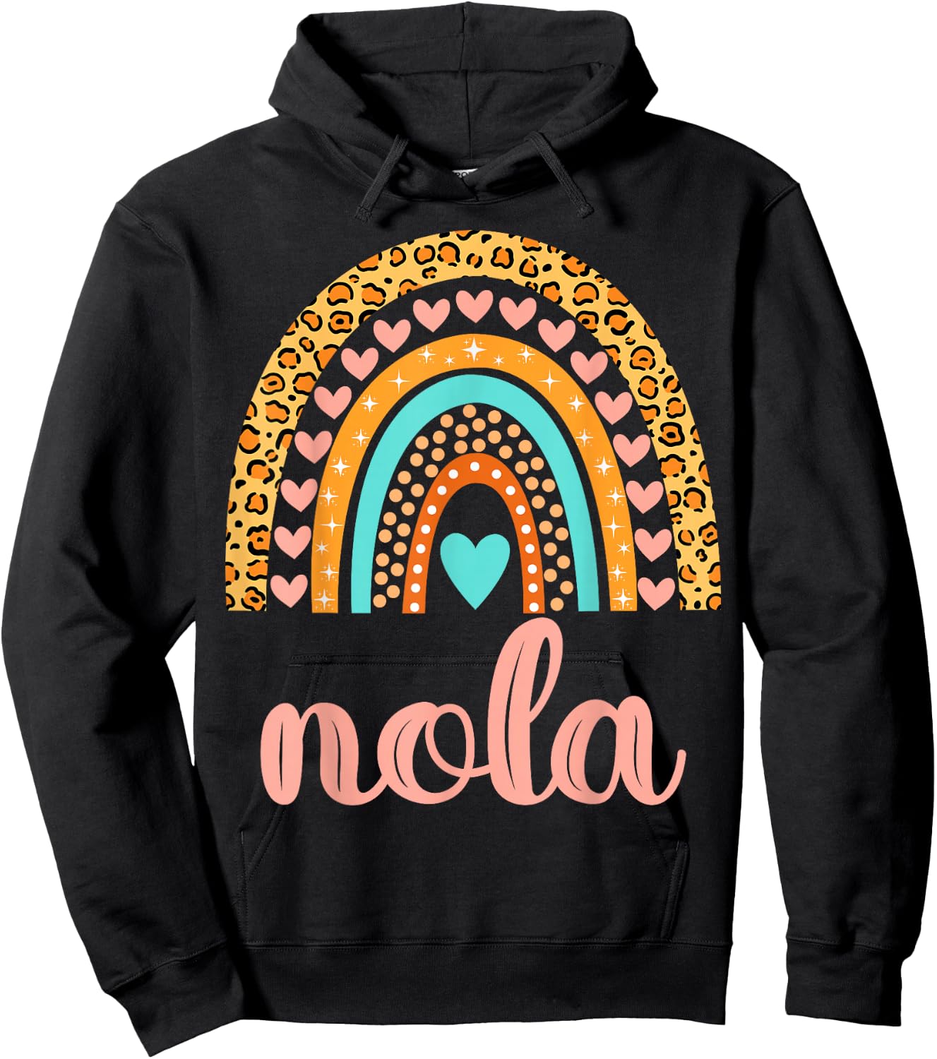 Nola Nola Name Birthday Shirt Gift Hoodie - Hoodie | Black