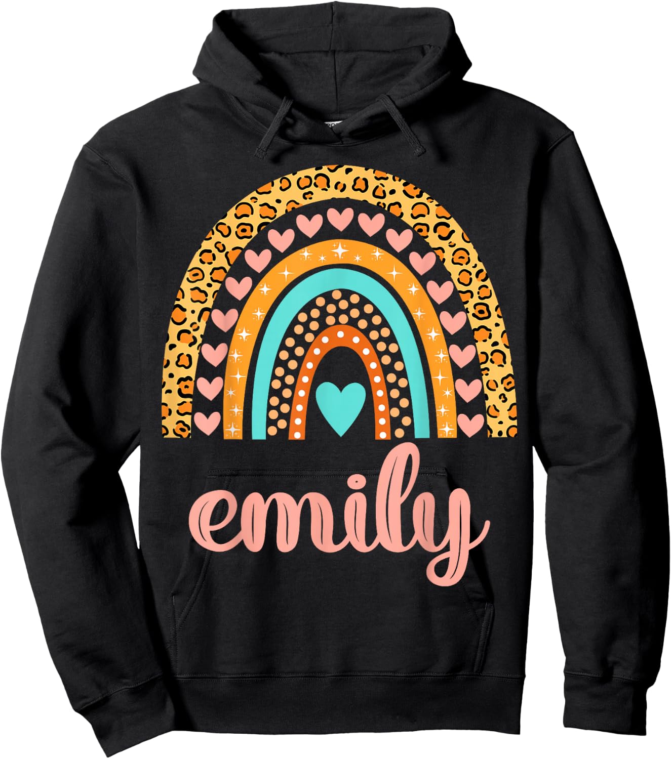 Emily Emily Name Birthday Shirt Gift Hoodie - Hoodie | Black