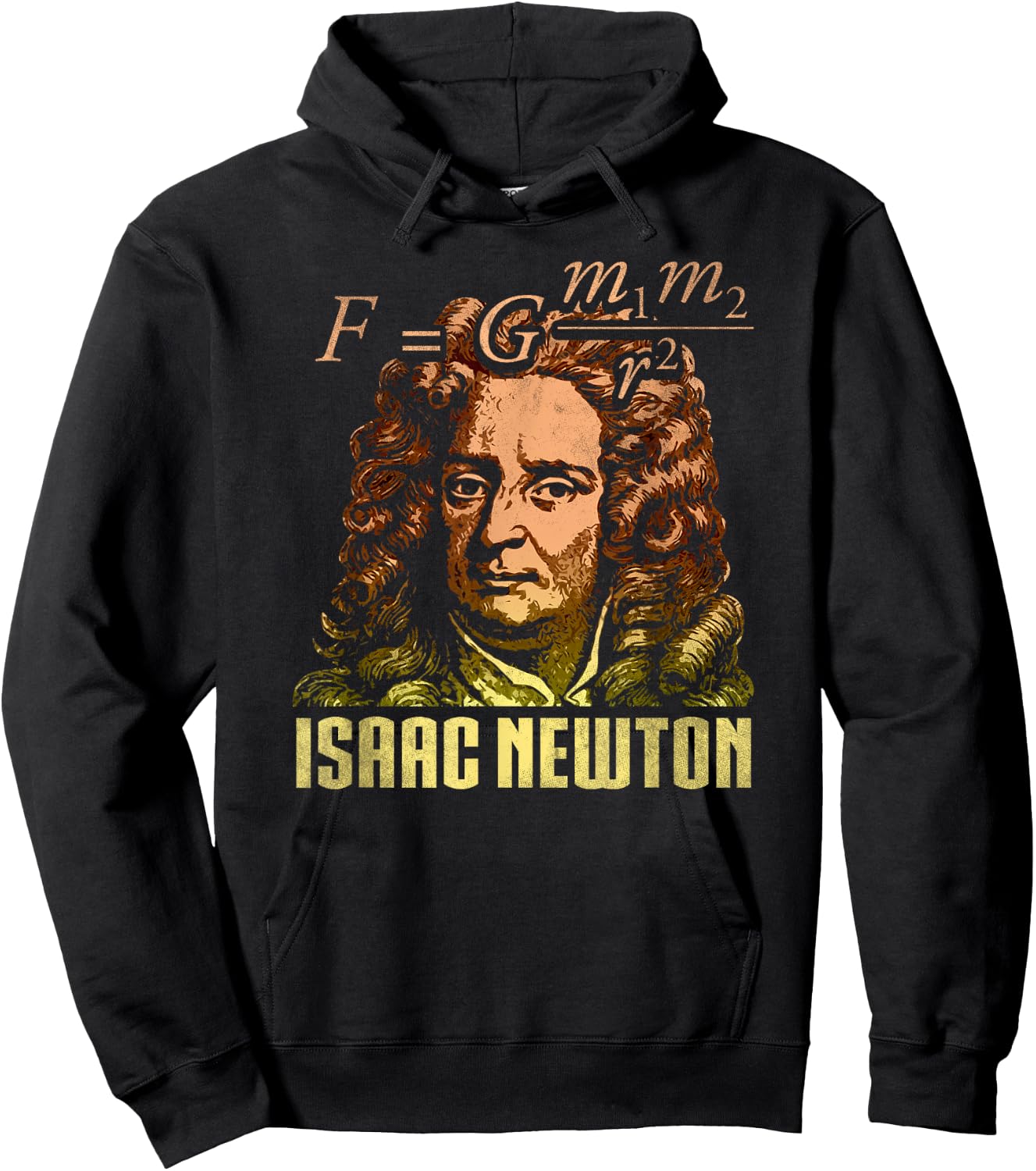 Isaac Newton Gravitation Physicist Physics Science Astronomy Hoodie - Hoodie | Black
