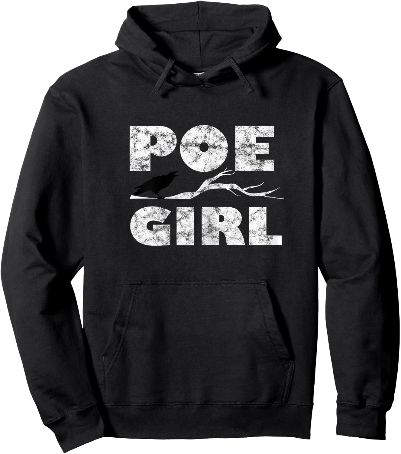 Poe Girl Funny Edgar Allan Poe Idea And Girls Hoodie - Hoodie | Black