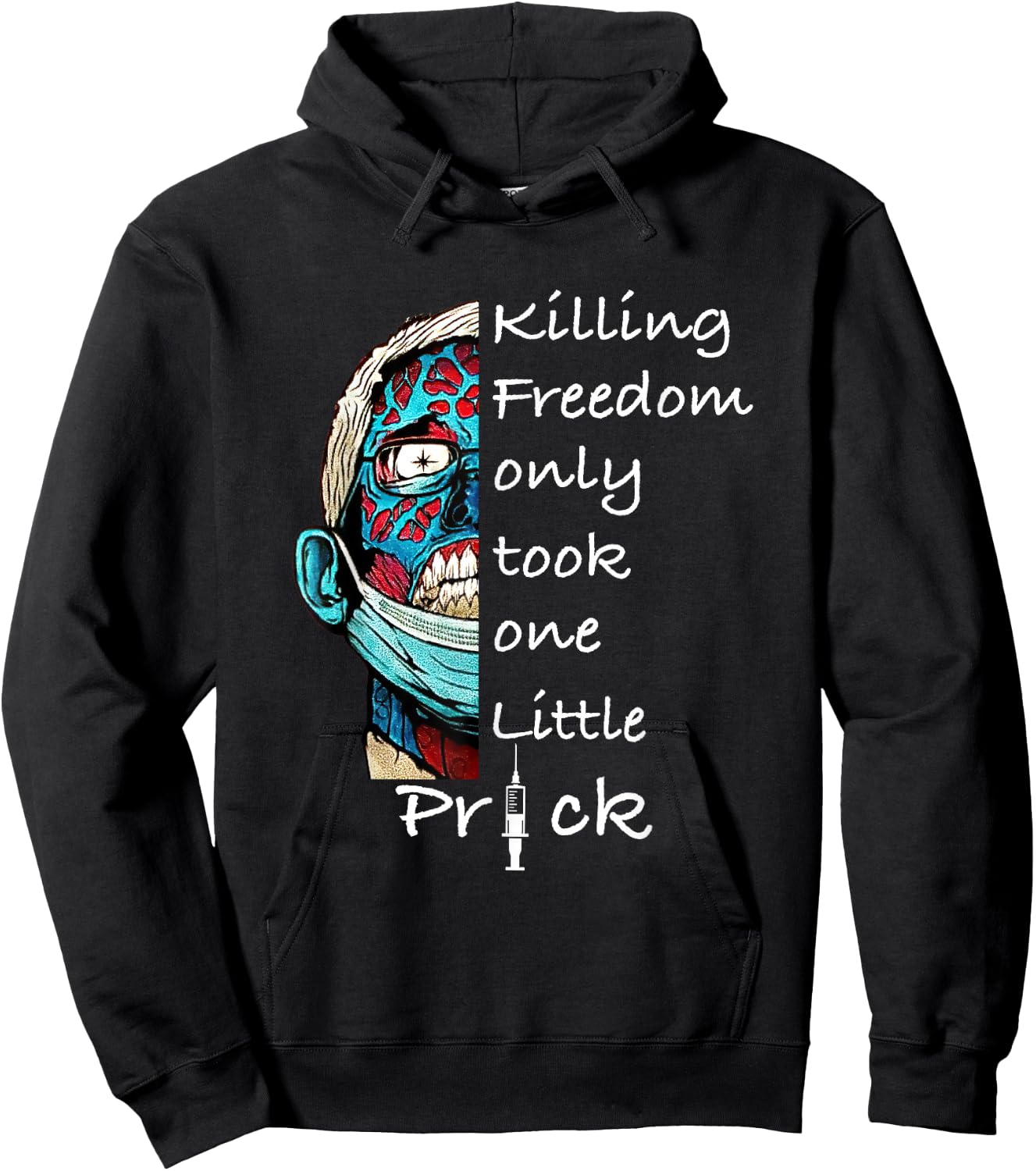Killing Freedom, Anti Fauci, Fauci Is Not My Doctor Hoodie - Hoodie | Black