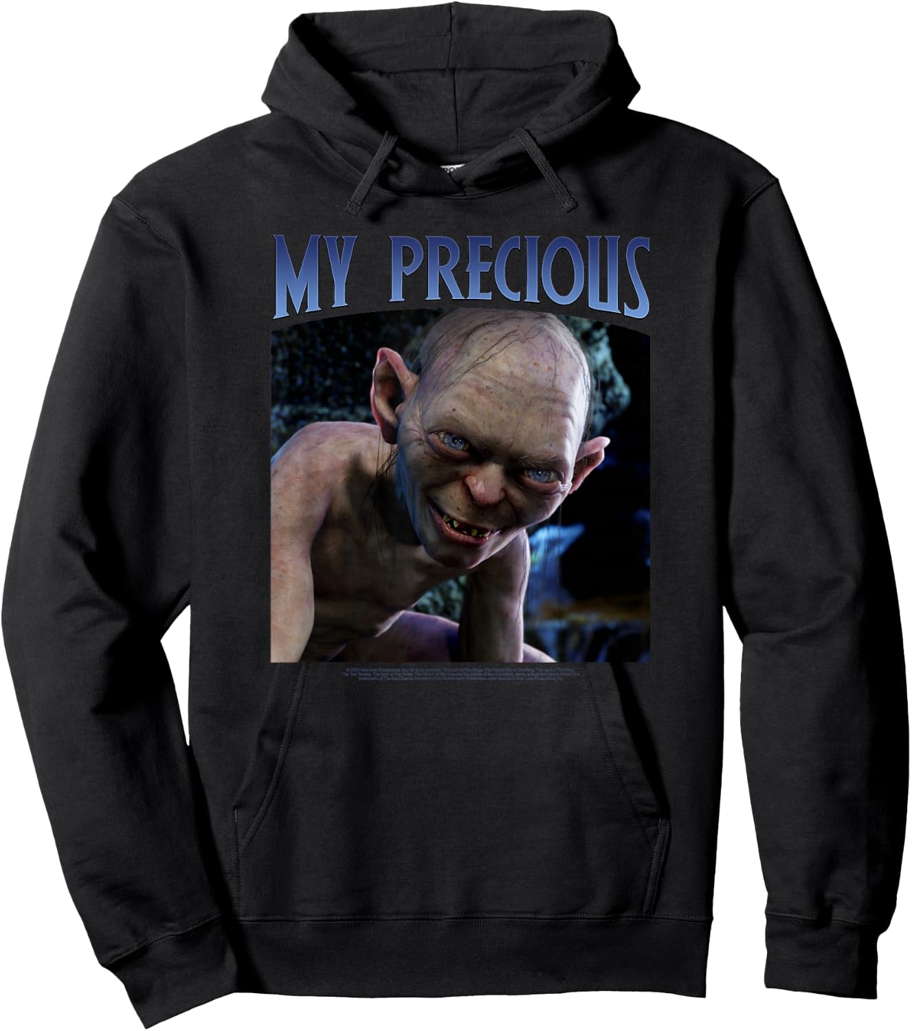 Lord of The Rings Gollum My Precious Poster Hoodie - Hoodie | Black