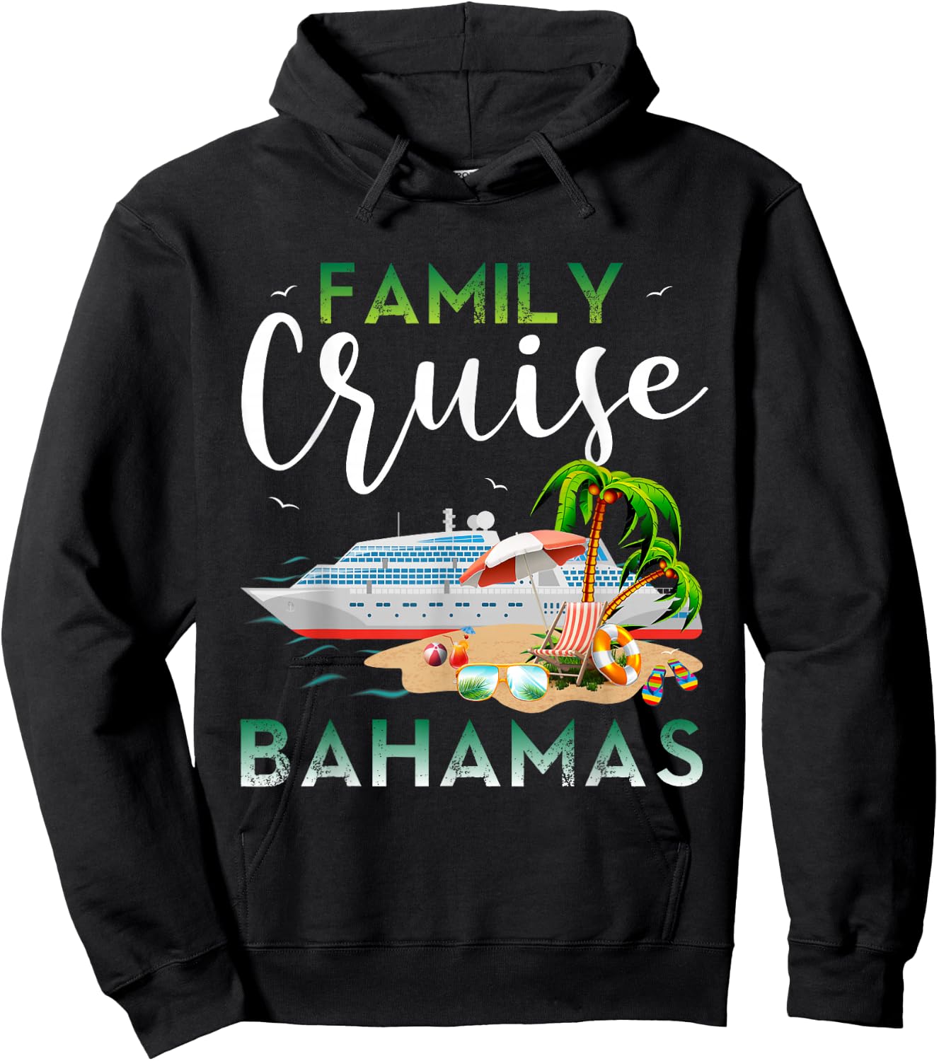 Bahamas Family Cruise Family Cruise Bahamas Shirts Cruise Hoodie - Hoodie | Black
