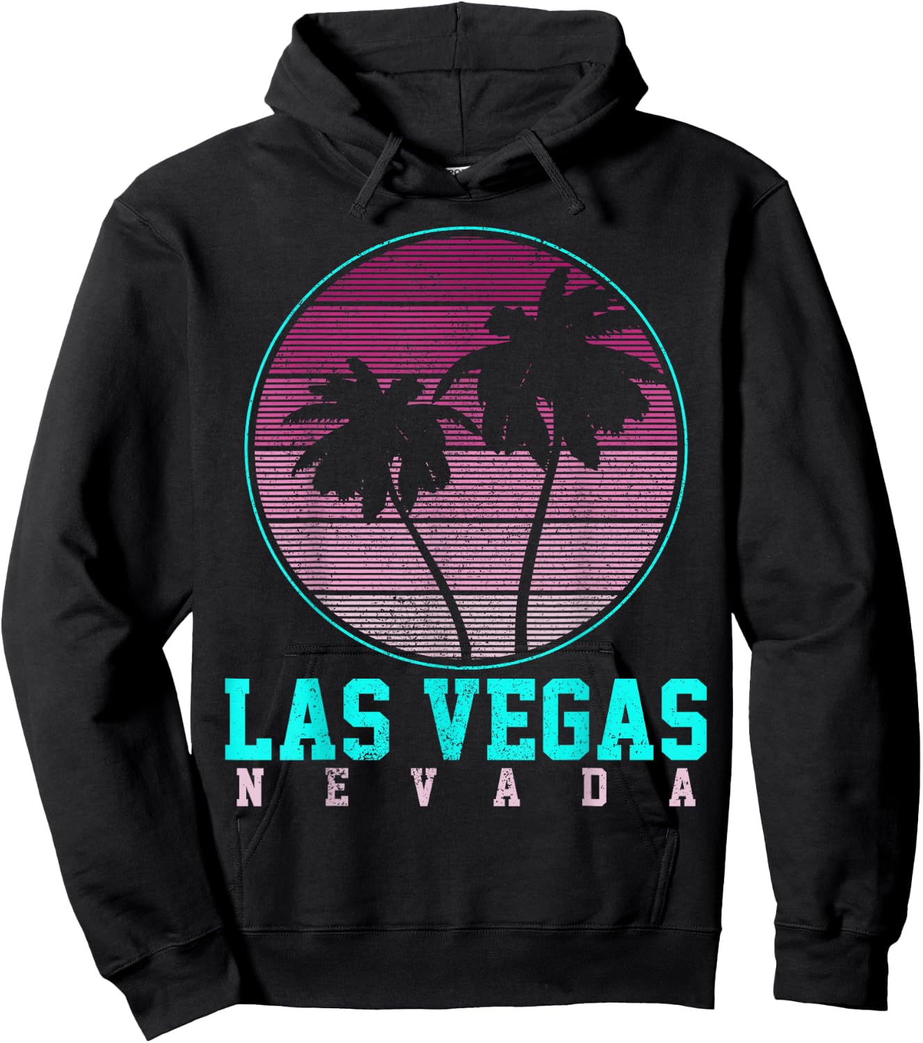 Las Vegas Nevada Vintage Retro Souvenir Hoodie - Hoodie | Black