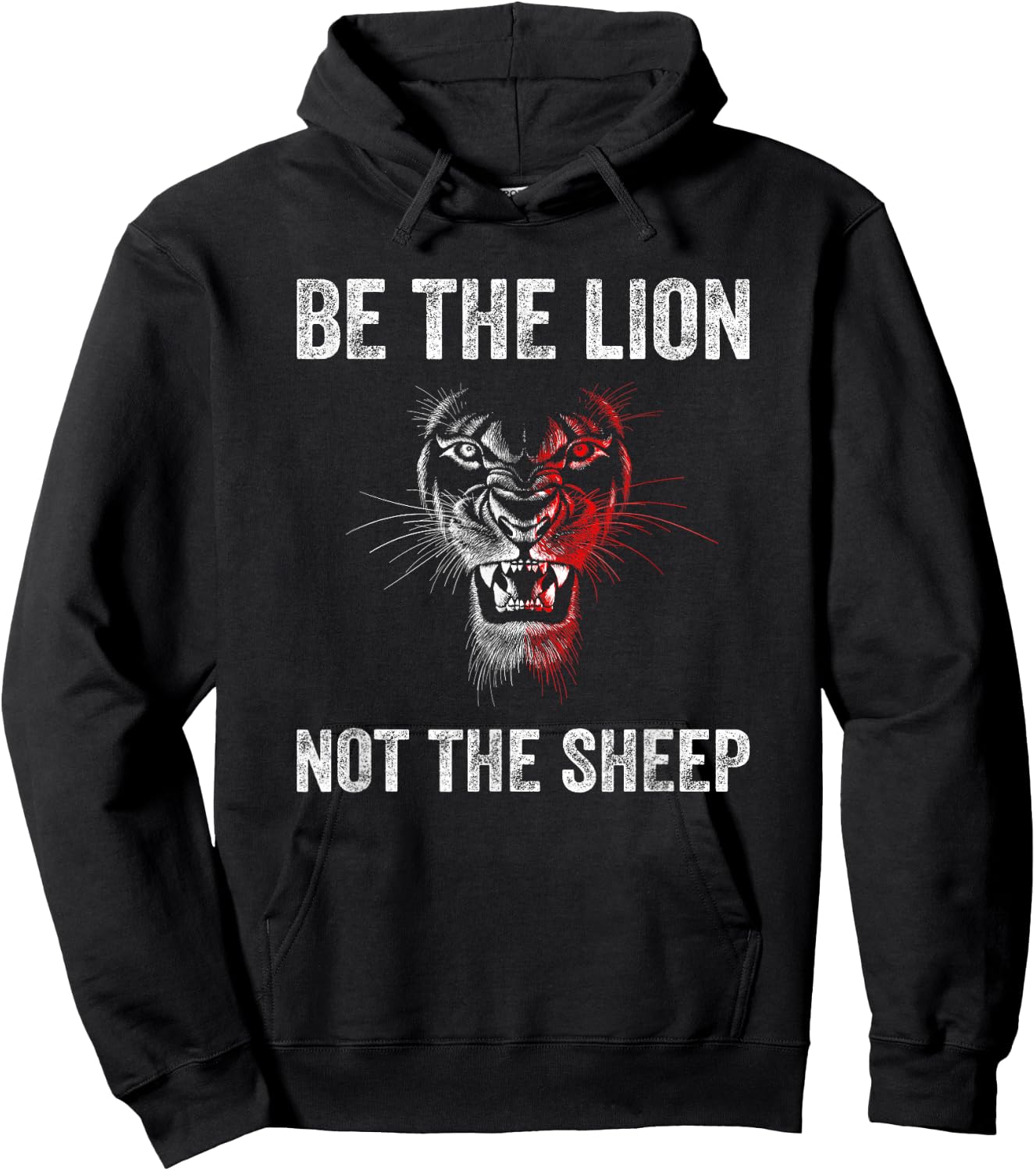 Be The Lion Not The Sheep Raise Lions Hoodie - Hoodie | Black
