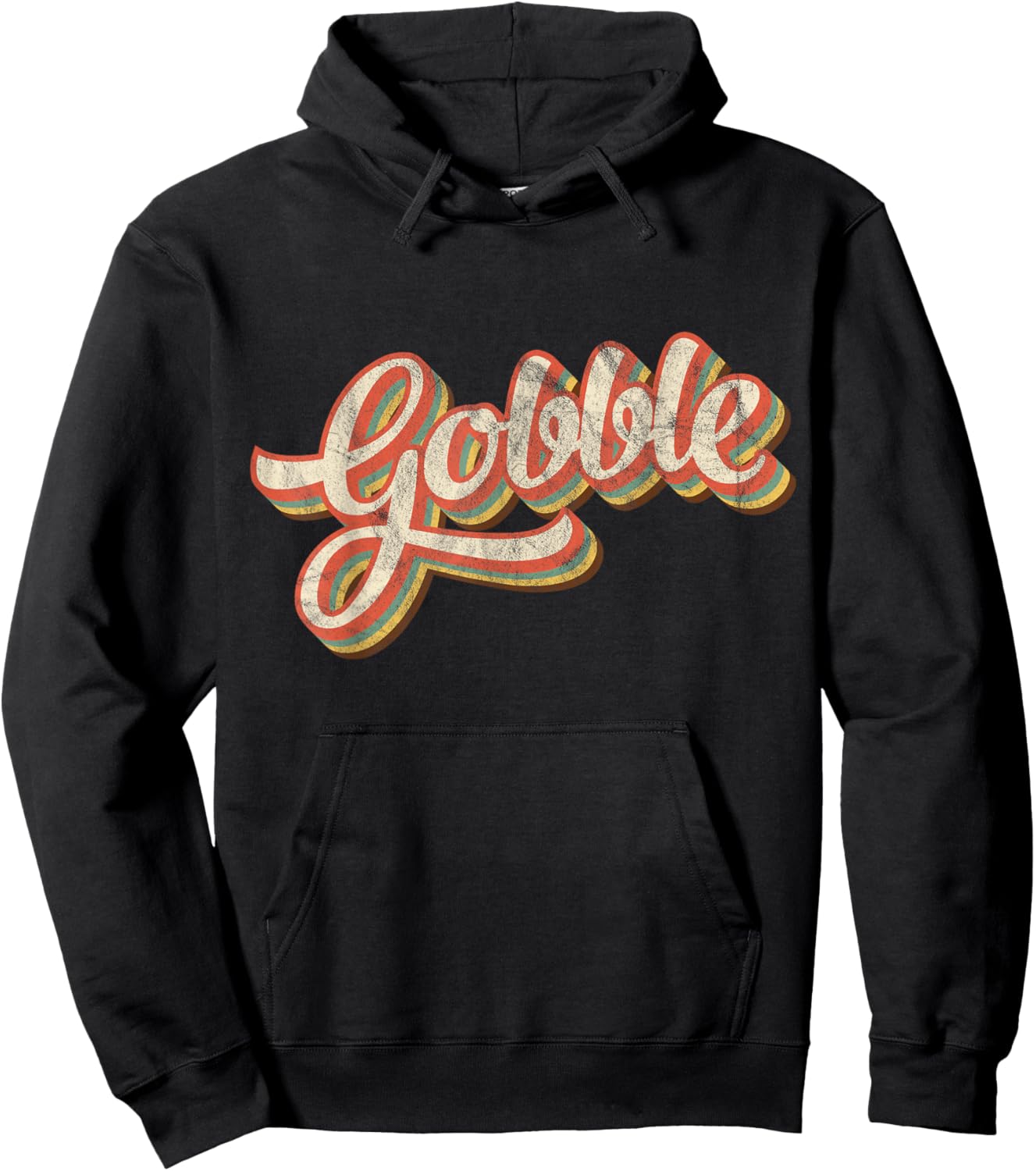 Vintage Thanksgiving Gift Turkey Leg Day Costume Piligrim Hoodie - Hoodie | Black