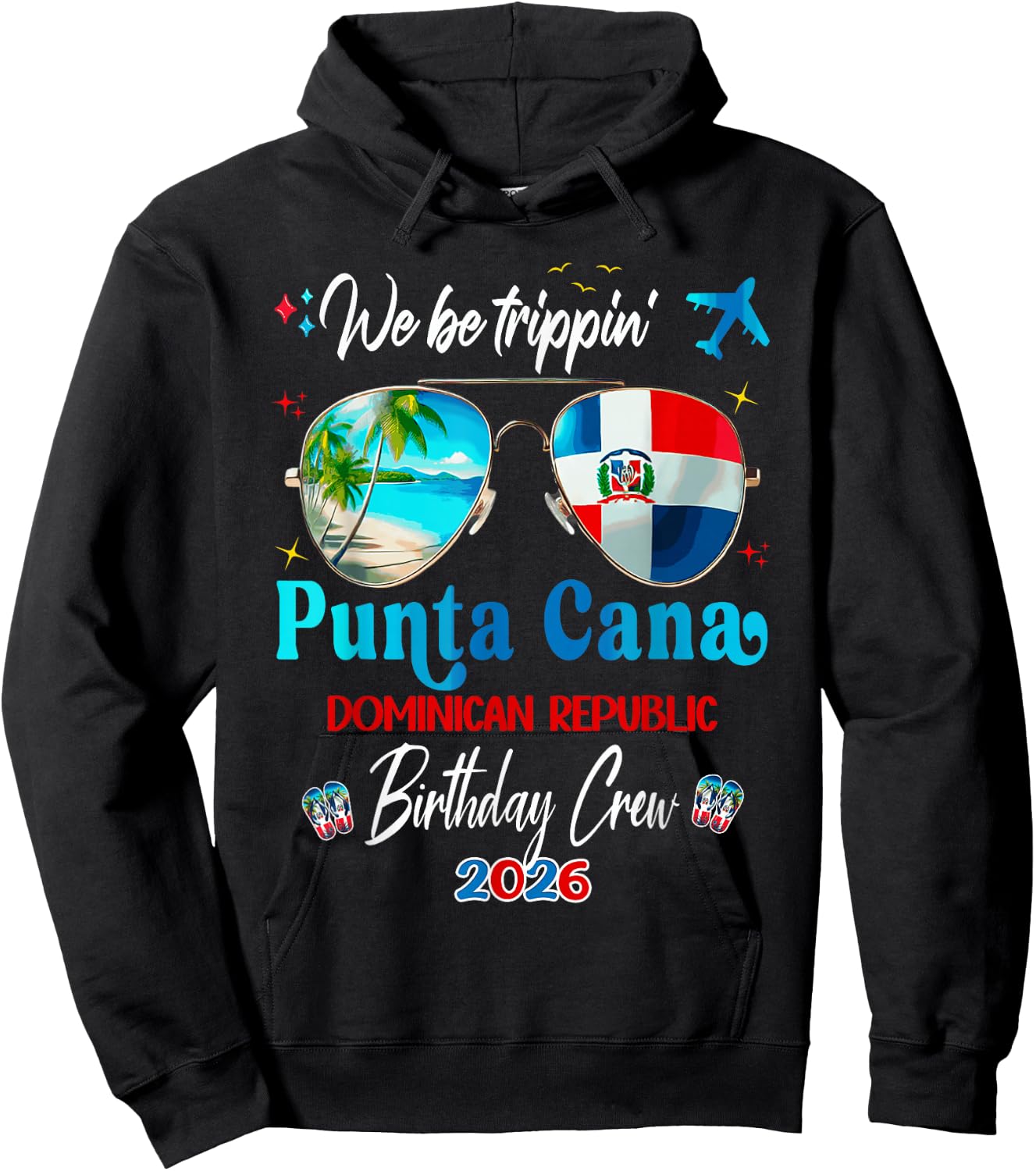 Punta Cana Vacay Dominican Republic Birthday Trip 2026 Hoodie - Hoodie | Black
