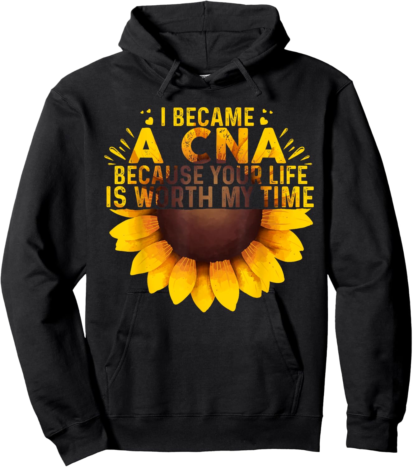 Funny CNA Design Girls Certified Nursing Assistant Hoodie - Hoodie | Black