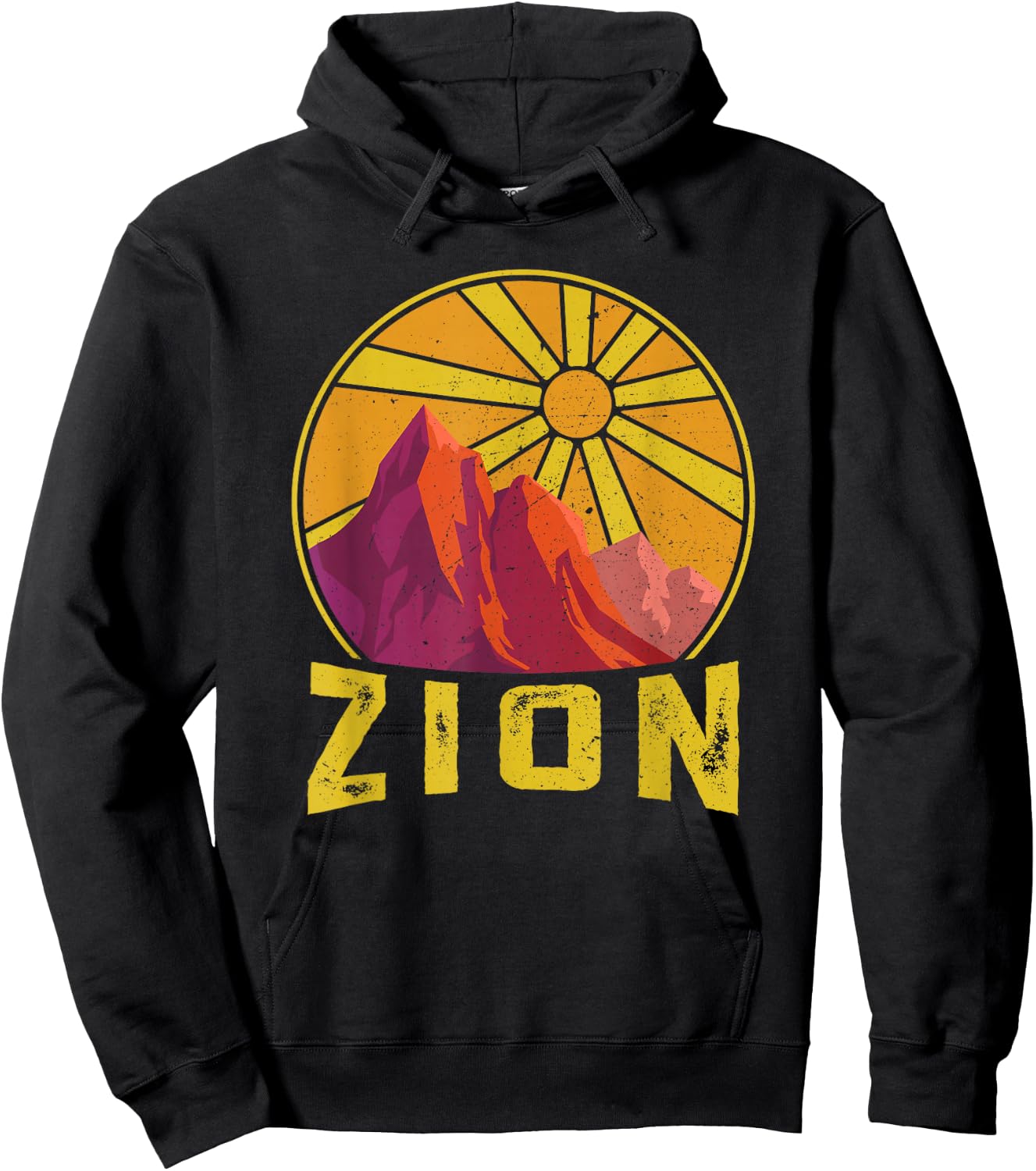 Zion National Park Nature Lover Hiking Fan Hoodie - Hoodie | Black