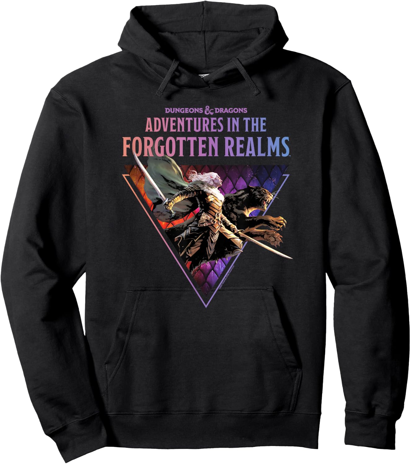 Magic: The Gathering Dungeons & Dragons Drizzt Jump Hoodie - Hoodie | Black