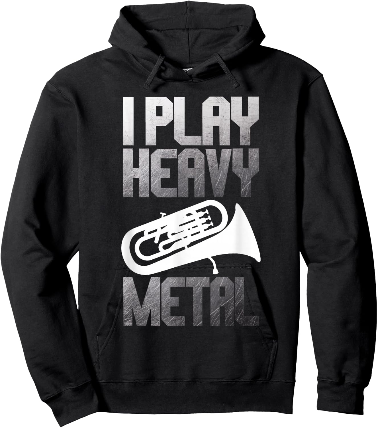 I Play Heavy Metal - Euphonium Euphoniumist Marching Band Hoodie - Hoodie | Black