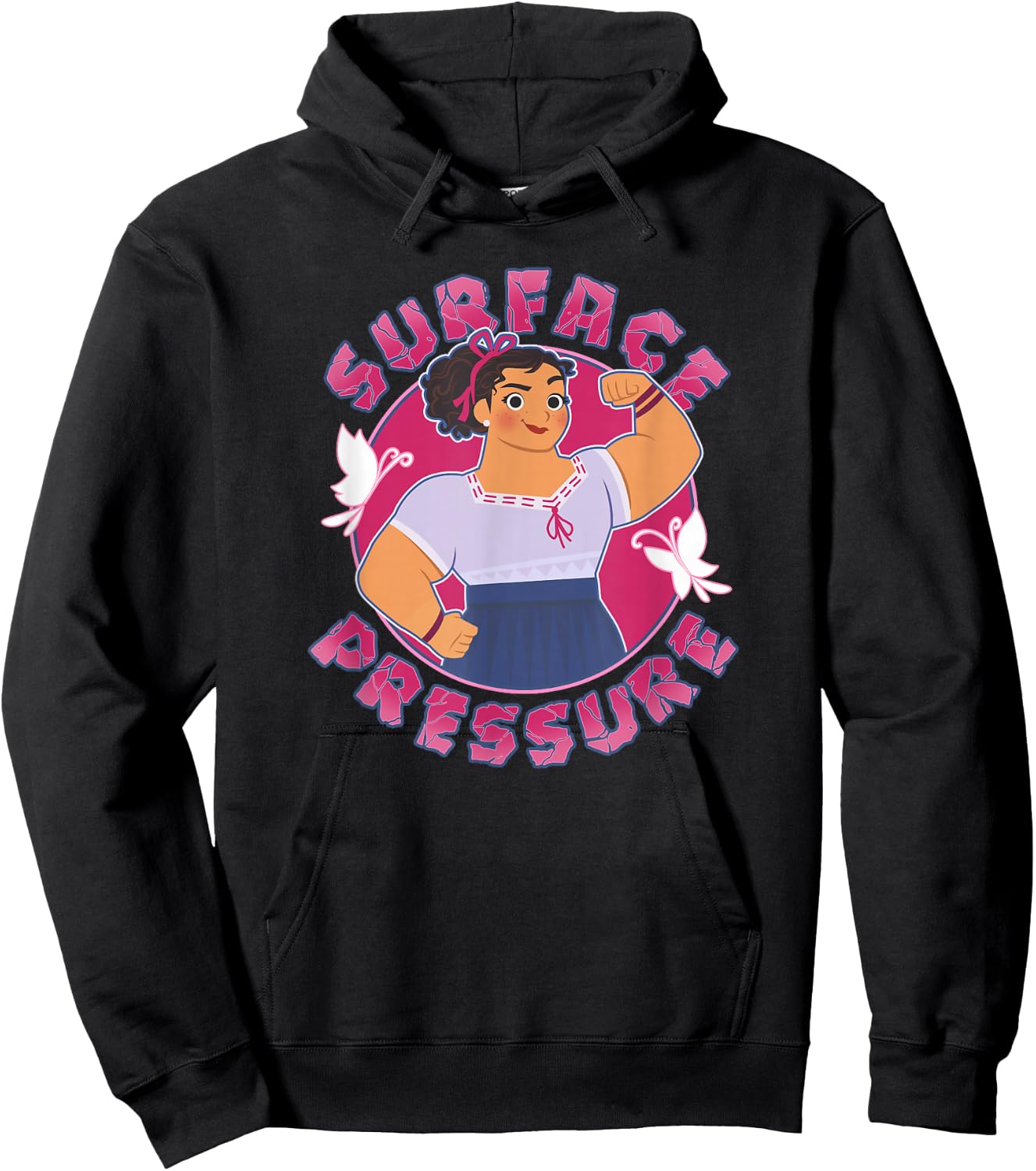 Disney Encanto Luisa Surface Pressure Strong Portrait Hoodie - Hoodie | Black
