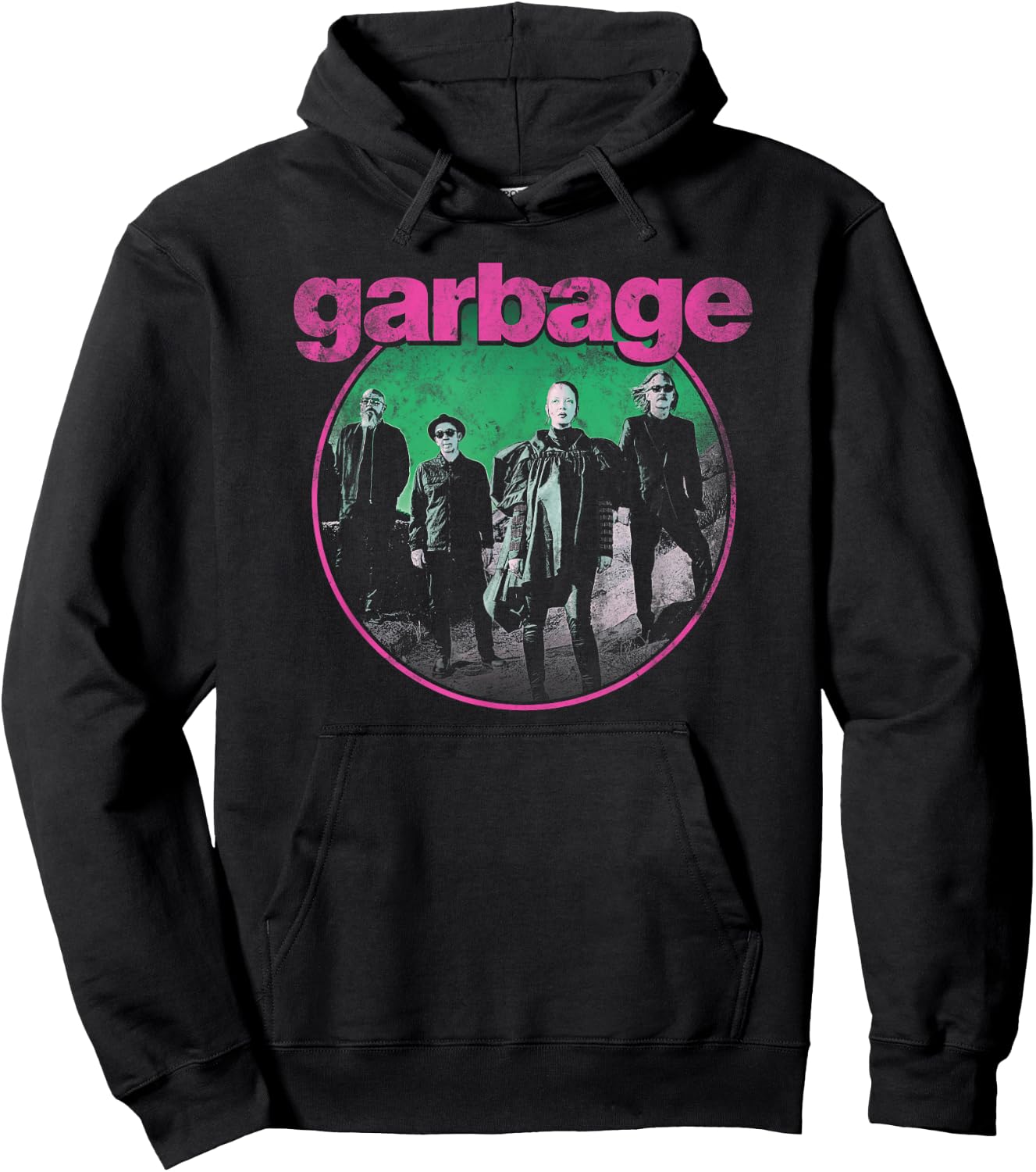 Garbage - Circle Photo Hoodie - Hoodie | Black