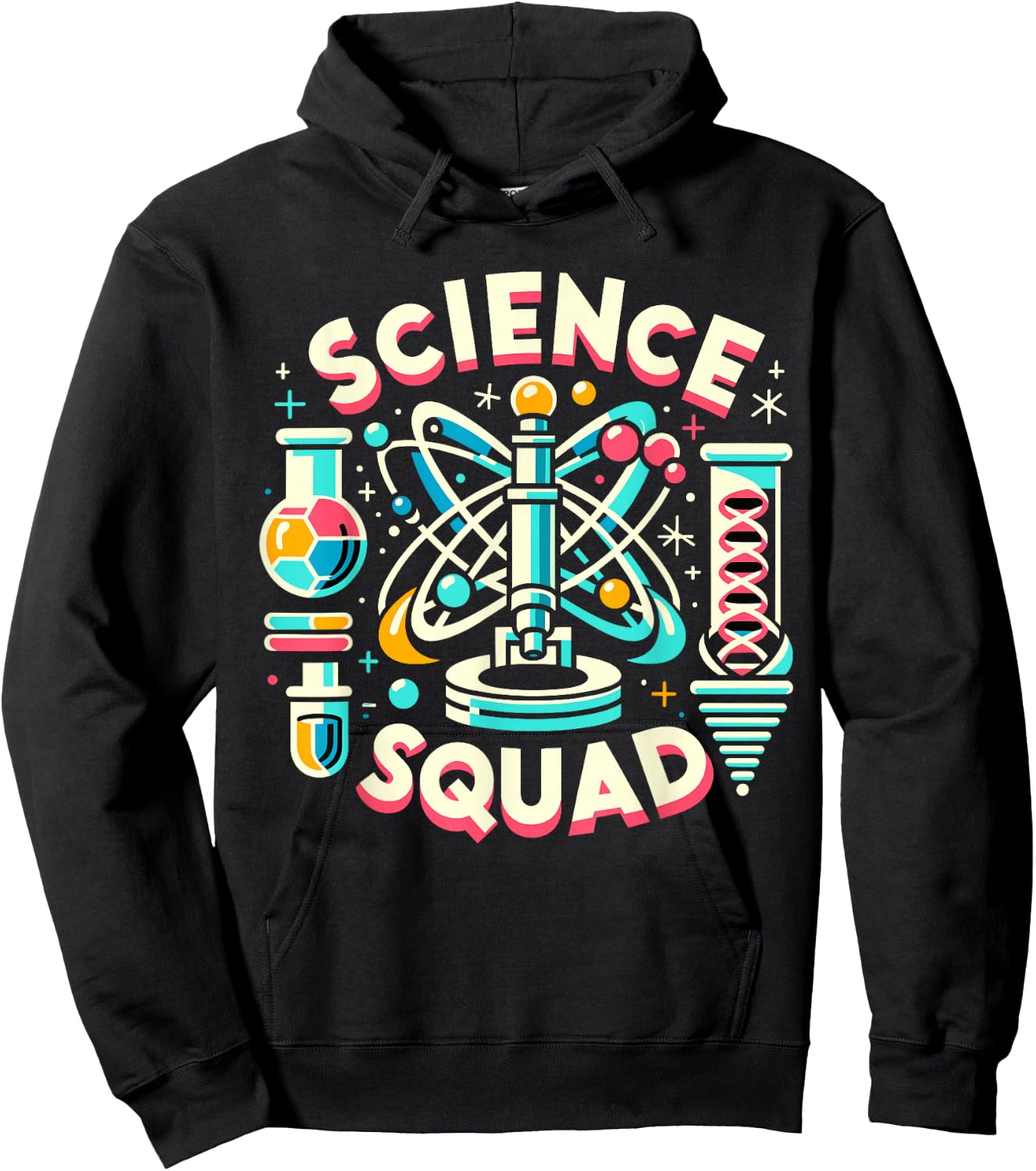 Science Squad Science Gear for Scientists Research | Science Hoodie - Hoodie | Black