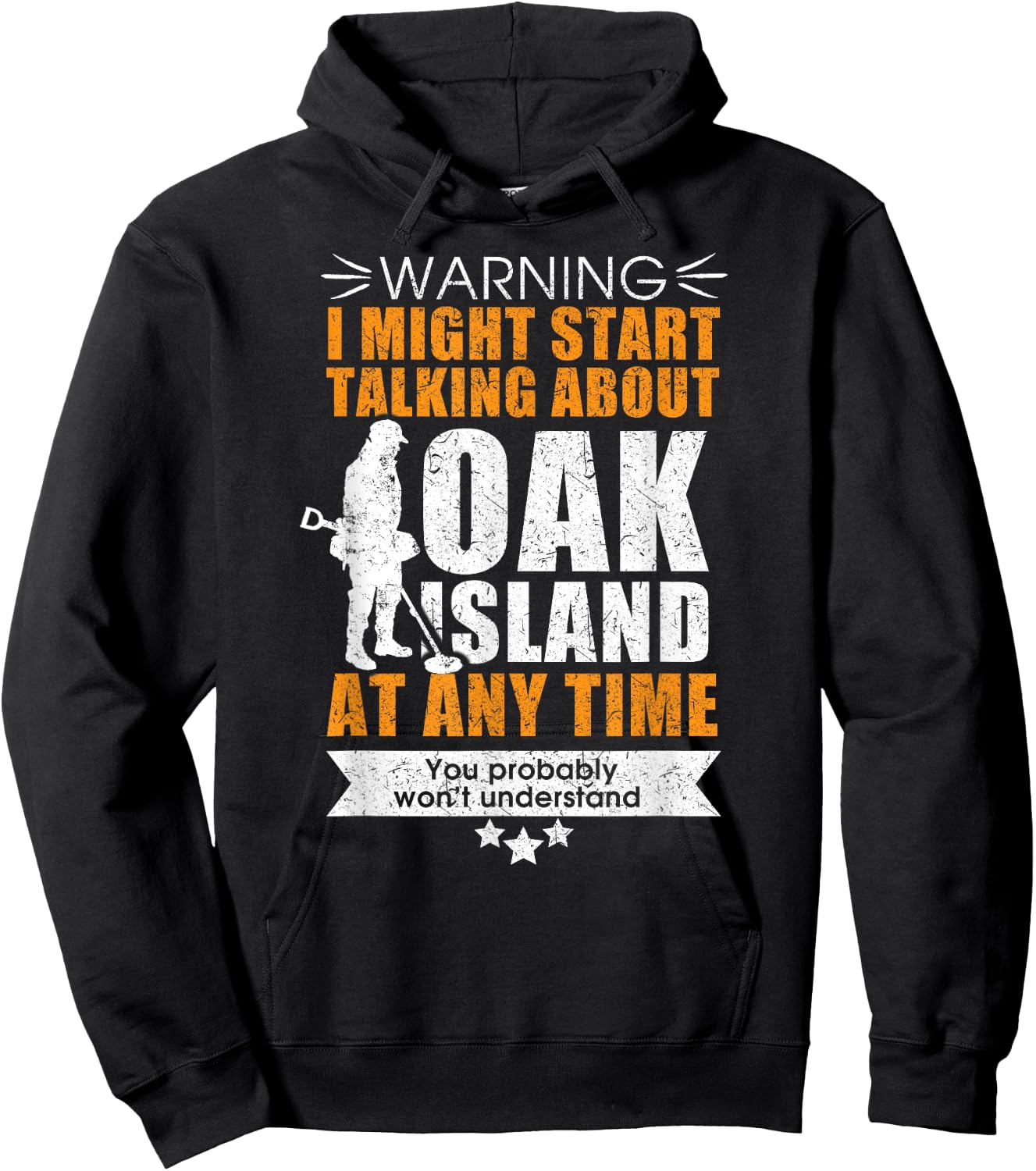Oak Island for those into metal detecting Hoodie - Hoodie | Black