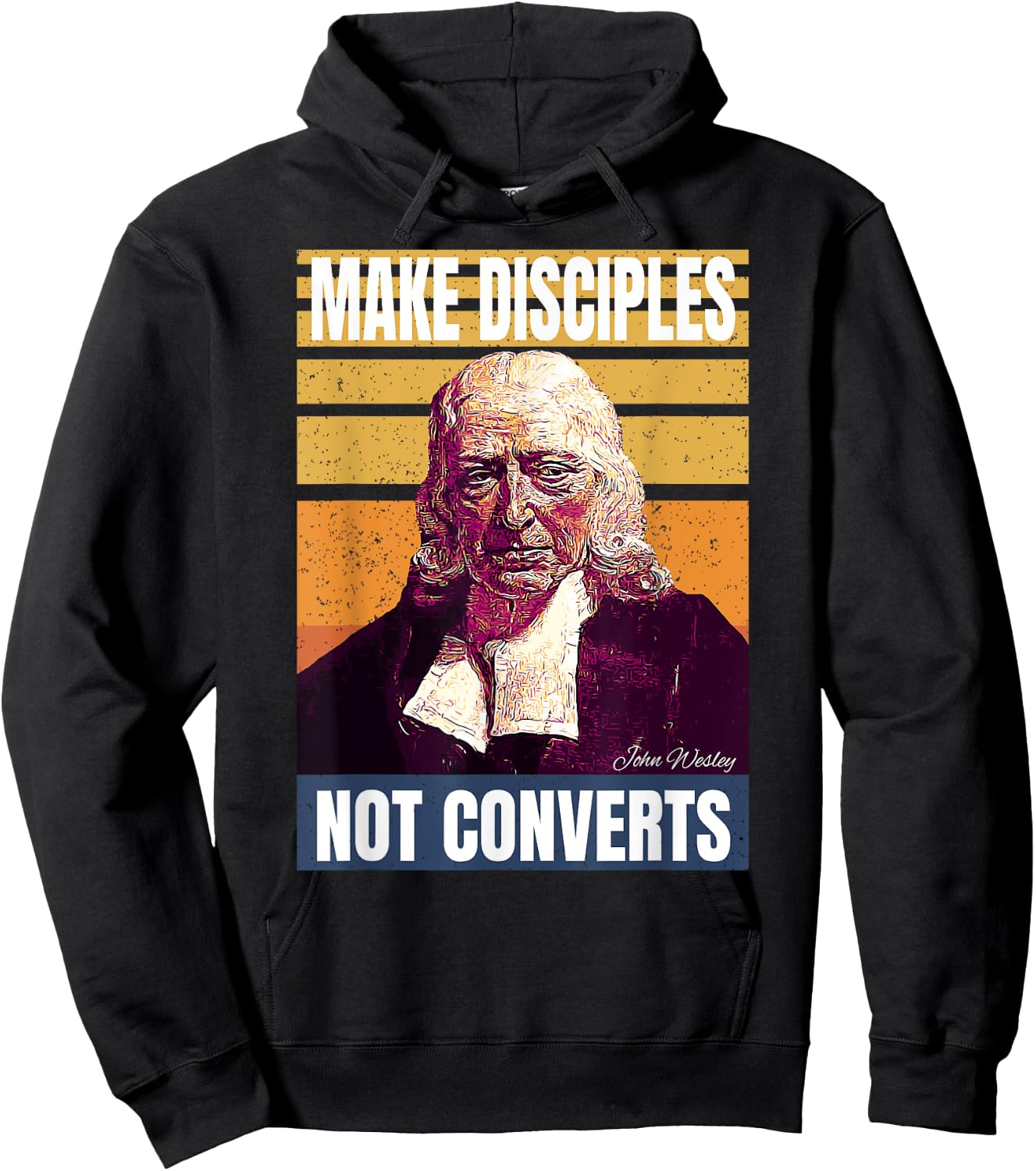 John Wesley Methodist Hoodie - Hoodie | Black