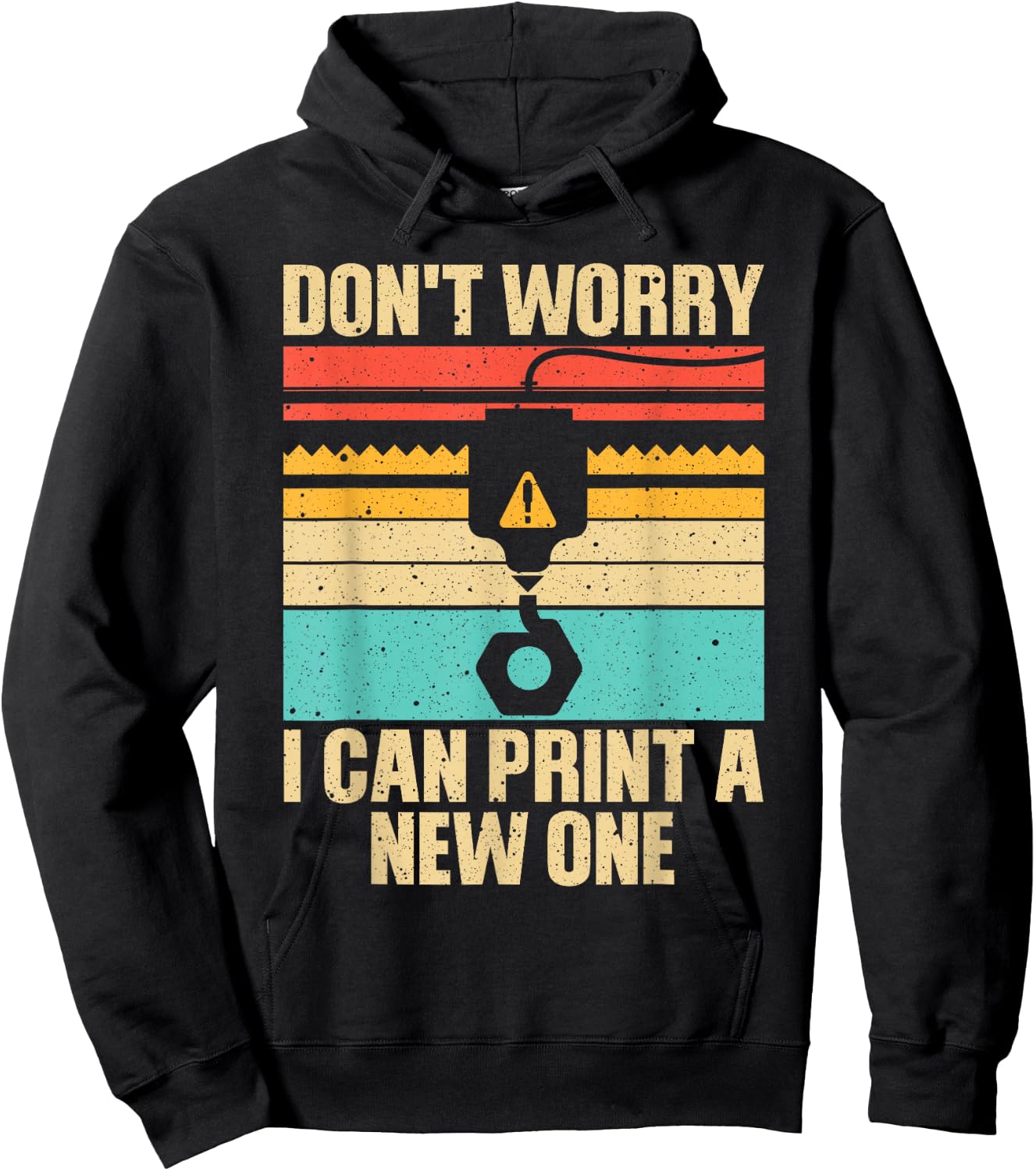Cool 3D Printing Women Printing Machine 3D Printer Hoodie - Hoodie | Black