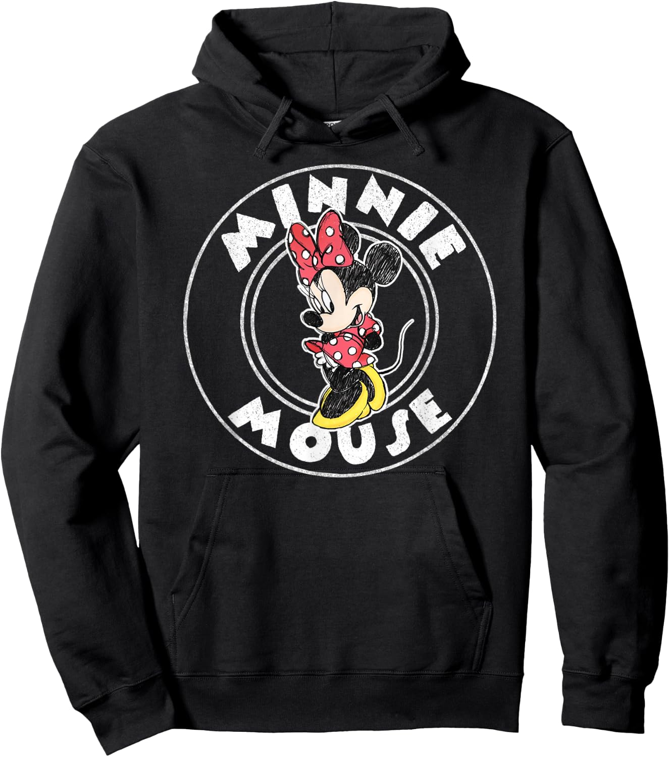 Minnie Mouse - Character Circle Hoodie - Hoodie | Black