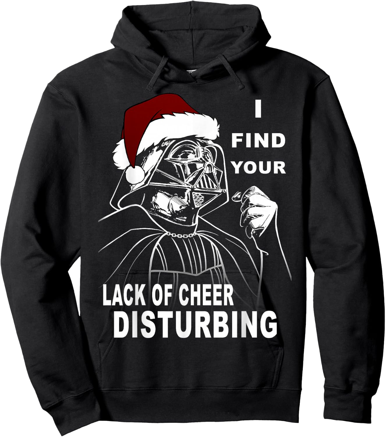 Star Wars Vader Santa Lack Holiday Cheer Christmas Hoodie - Hoodie | Black