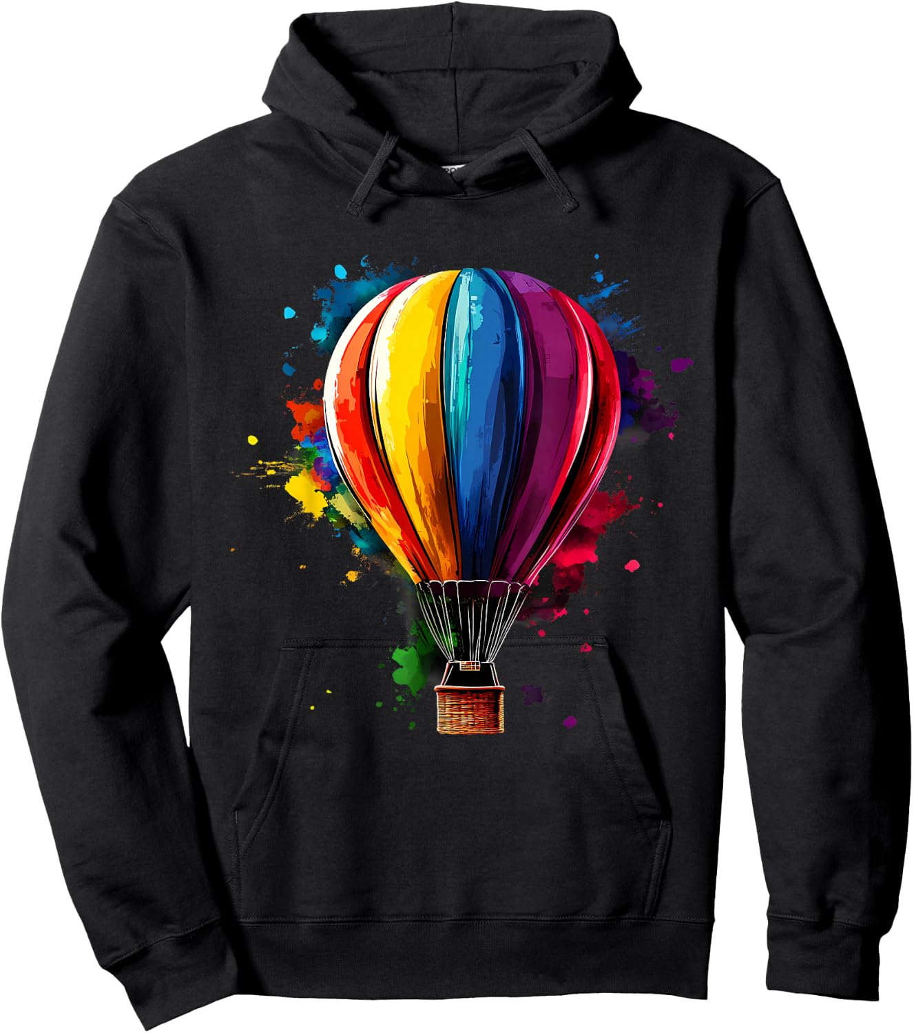 Hot Air Balloon Ride Festival Hot Air Ballooning Hoodie - Hoodie | Black