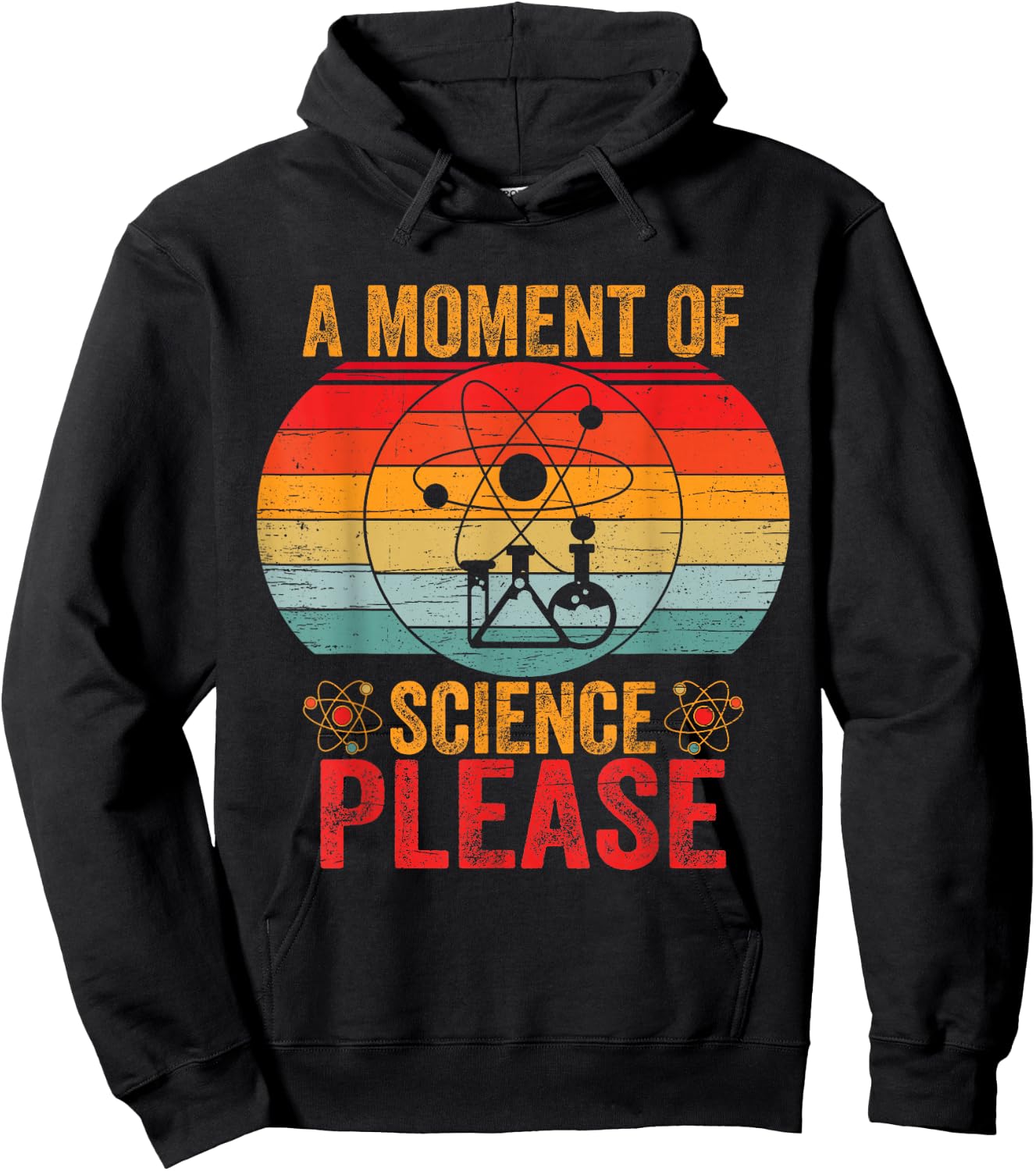 Retro Vintage A Moment Of Science Please Funny Science Nerd Hoodie - Hoodie | Black
