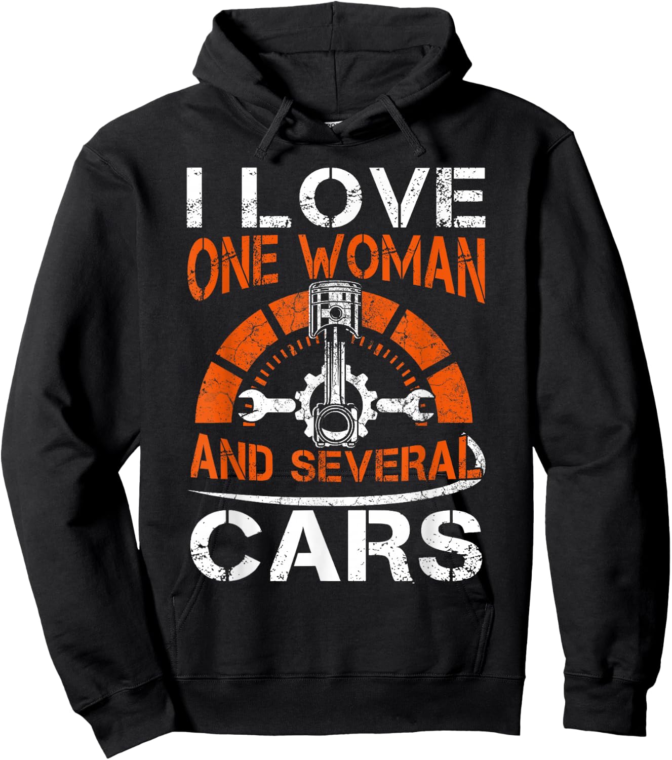 I Love One Woman And Multiple Cars Hoodie - Hoodie | Black