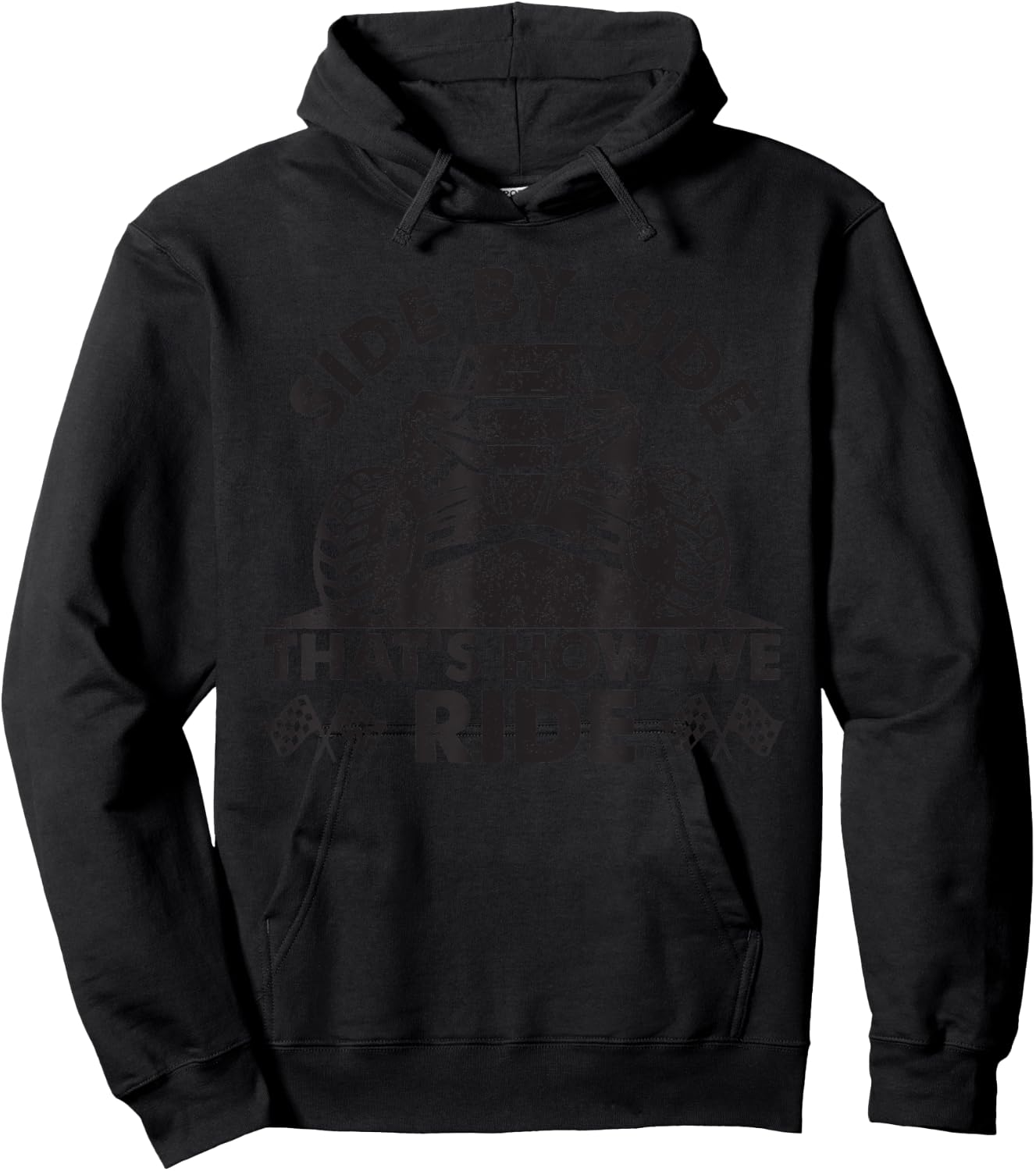 Atv utv side by side that's how we ride Hoodie - Hoodie | Black