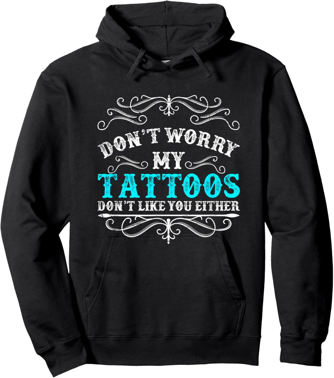 Tattoo Studio Tattoo Artist Gift Funny Tattoo Hoodie - Hoodie | Black