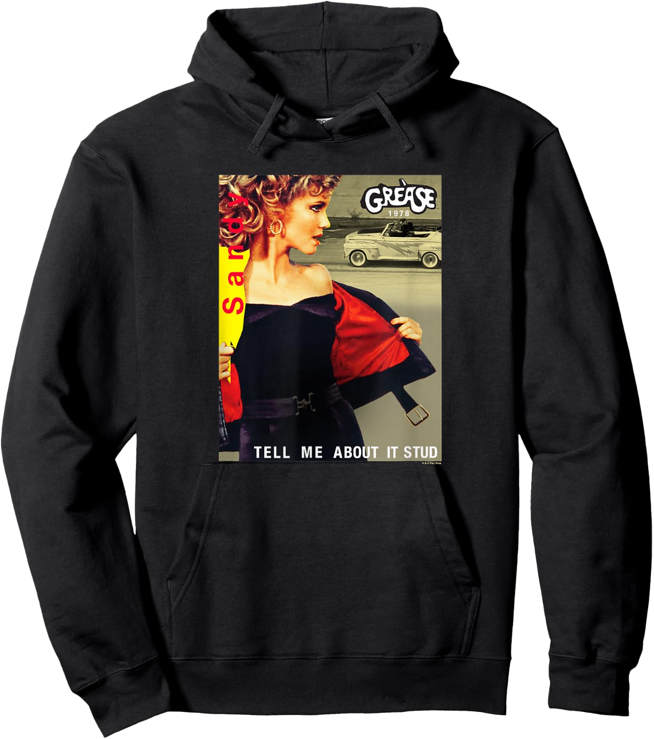 Grease - Sandy Tell Me About It Hoodie - Hoodie | Black
