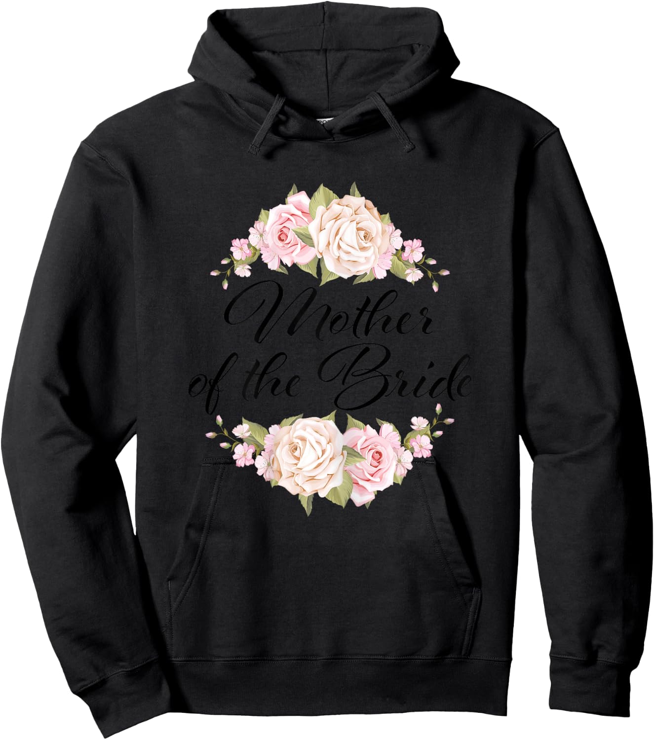 Mother of the Bride Mother of the Bride Wedding Hoodie - Hoodie | Black