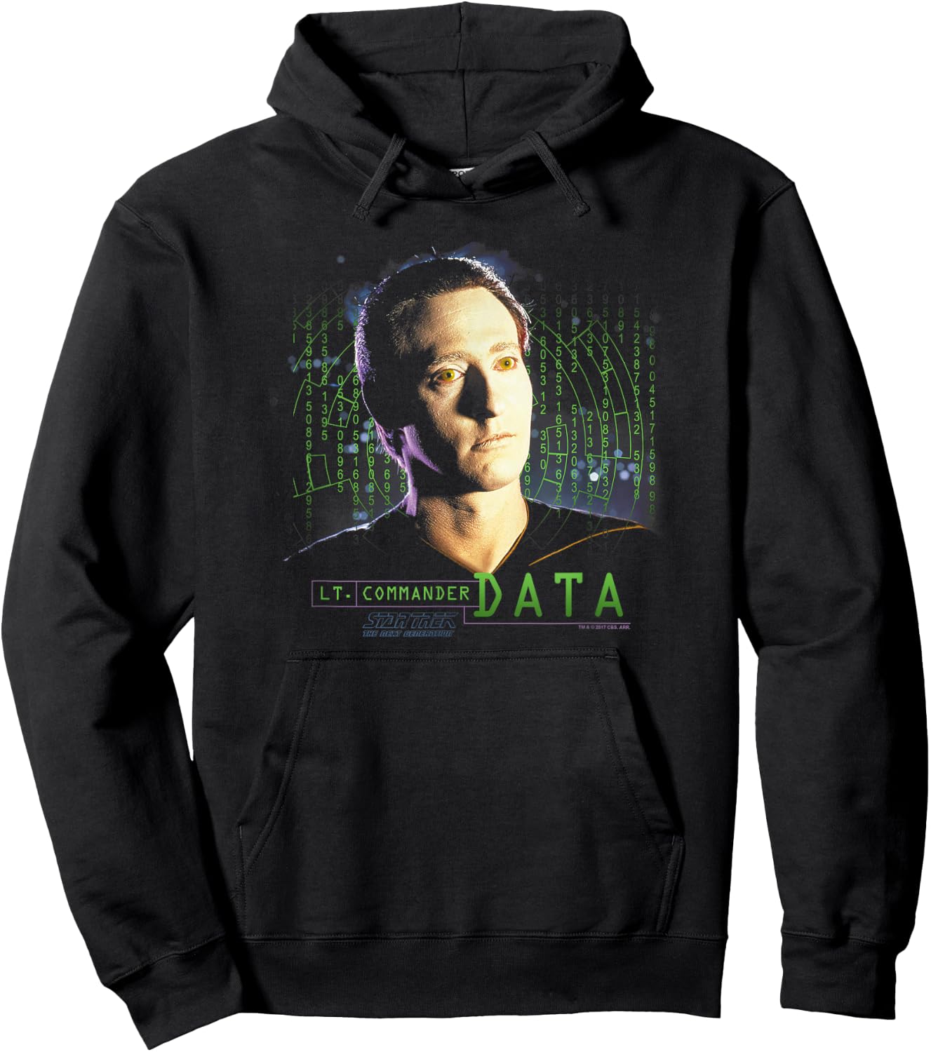 Star Trek Data Hoodie - Hoodie | Black