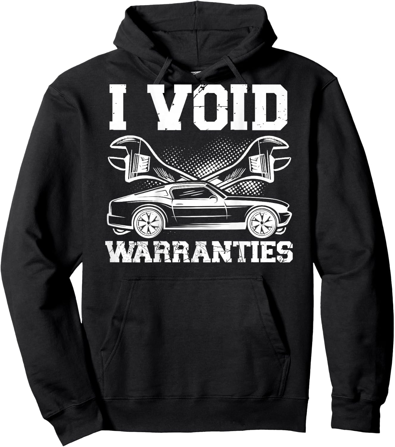 I Void Warranties | Mechanic Hoodie - Hoodie | Black