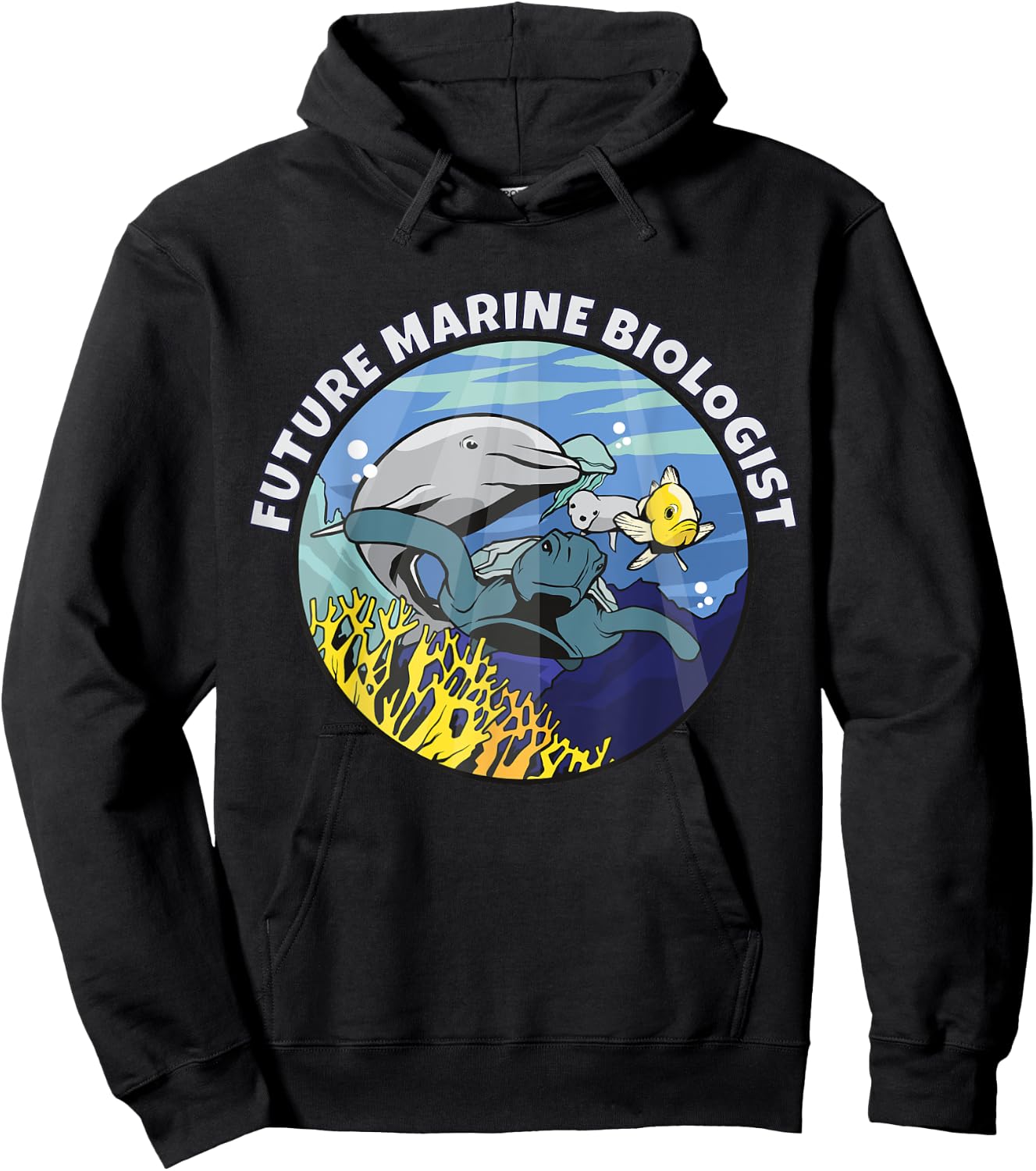 Future Marine Biologist Hoodie - Hoodie | Black