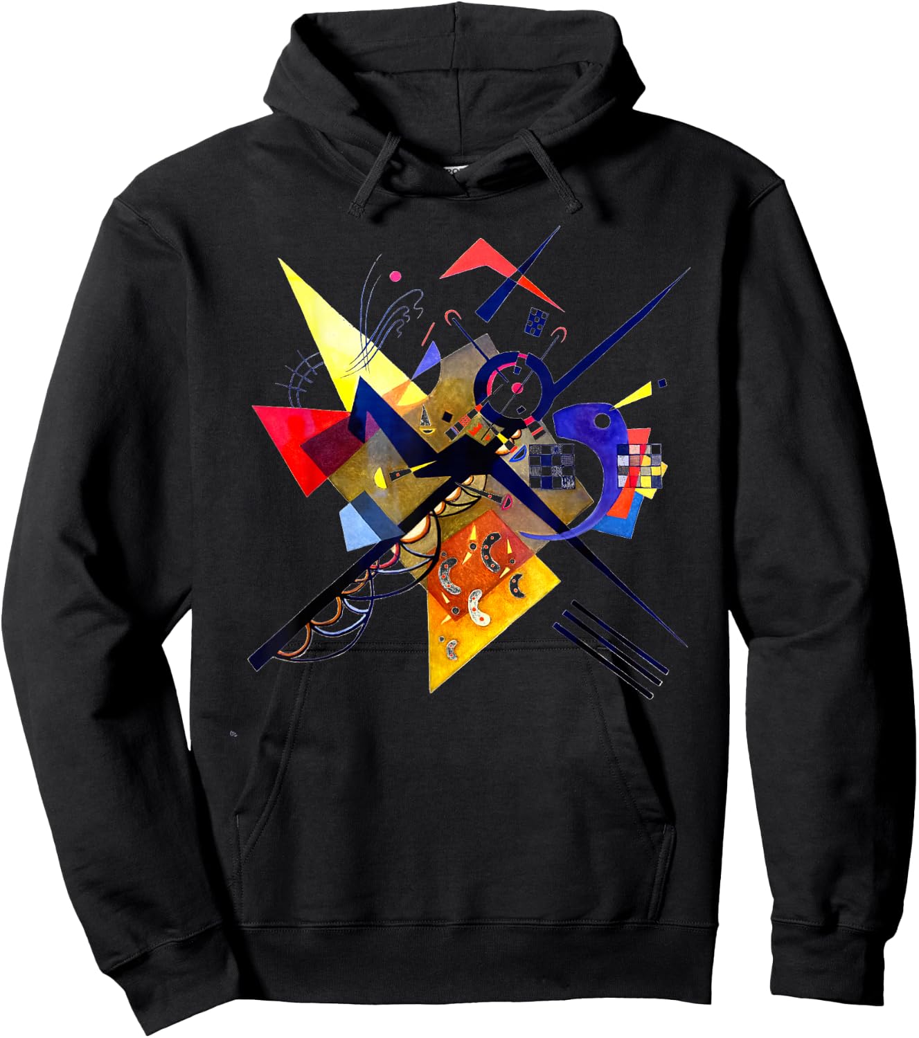 Kandinsky On White II 1923 Artwork Hoodie - Hoodie | Black