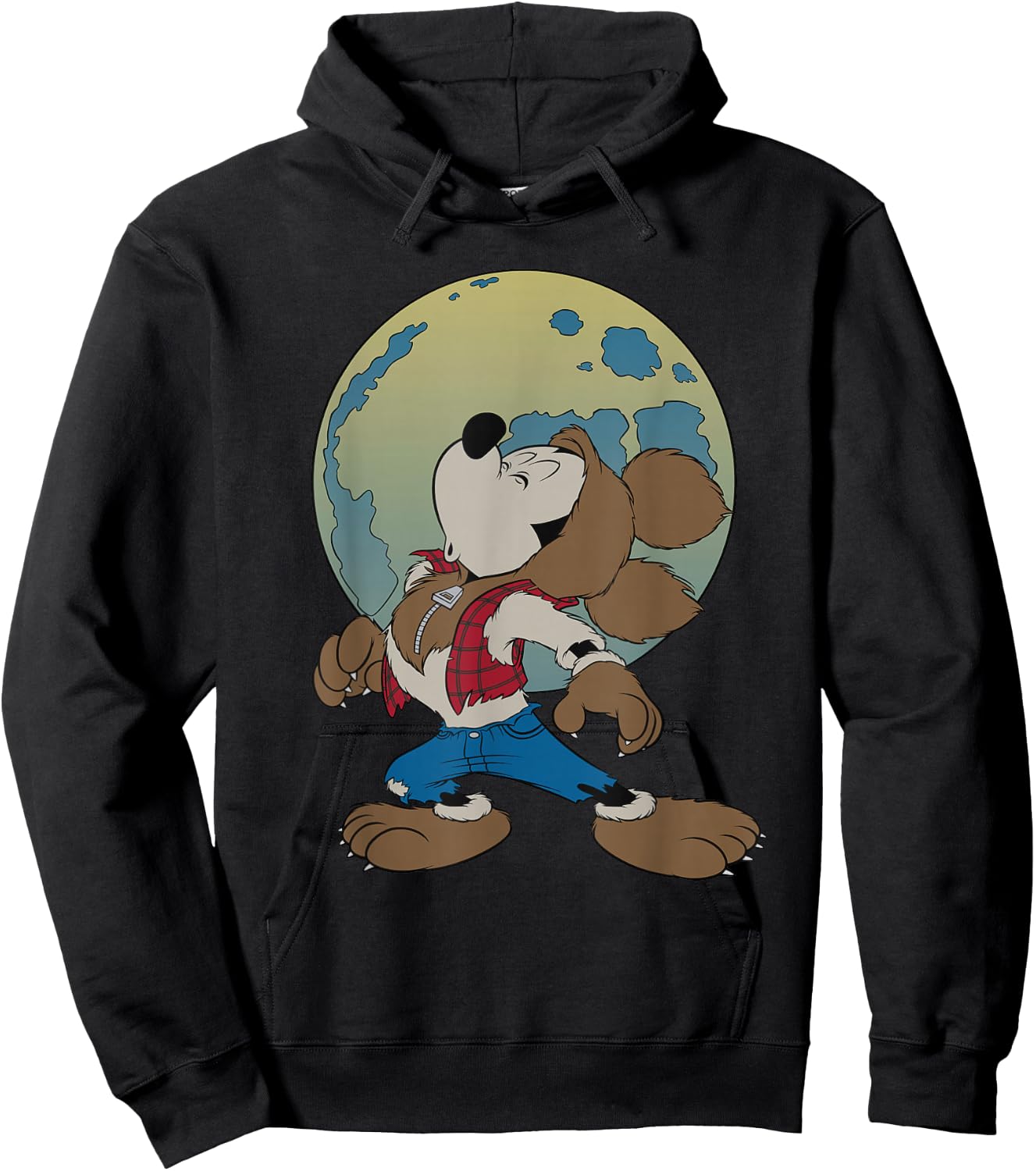 Disney Mickey Mouse Werewolf Halloween Costume Hoodie - Hoodie | Black