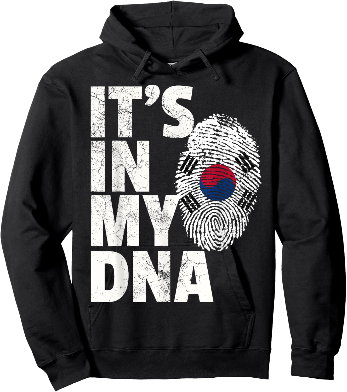 IT'S IN MY DNA South Korea Korean Flag T Shirt Gift Souvenir Hoodie - Hoodie | Black