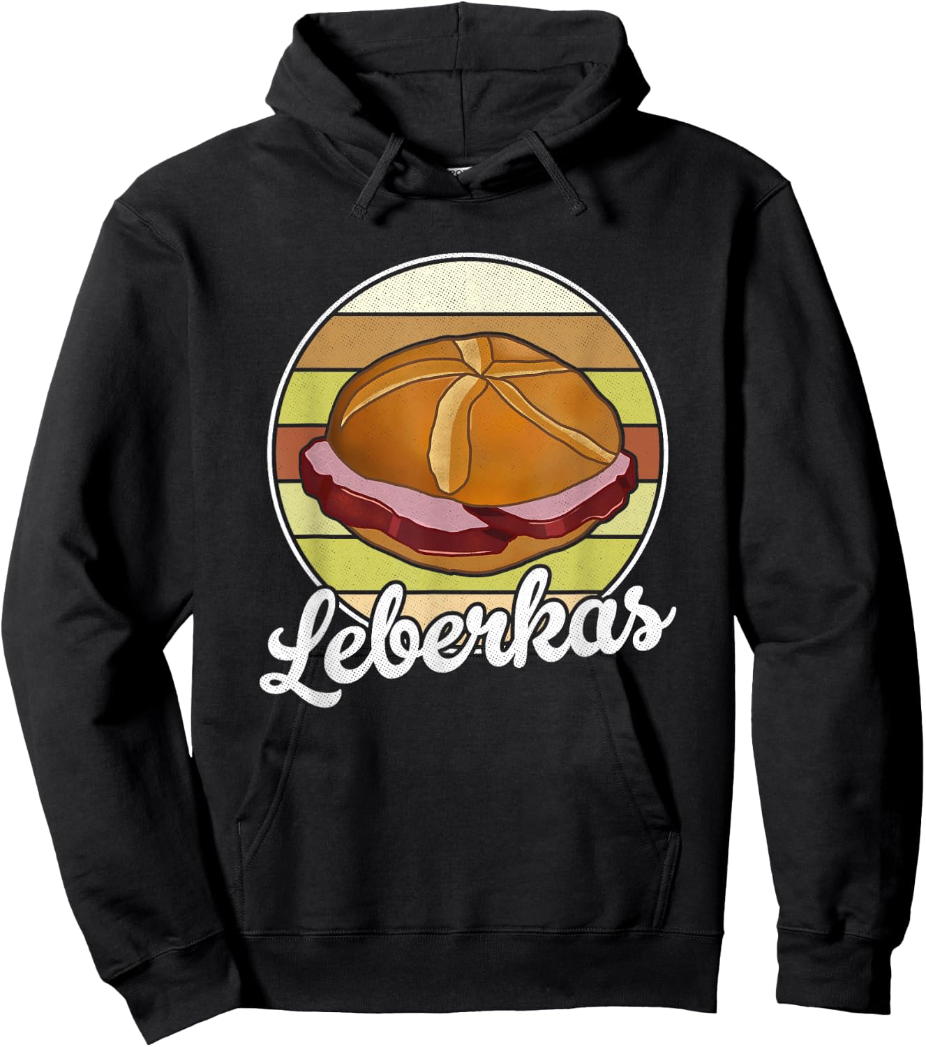 Leberkas Liver Cheese Meat Cheese Liver Chamber Bavaria Hoodie - Hoodie | Black