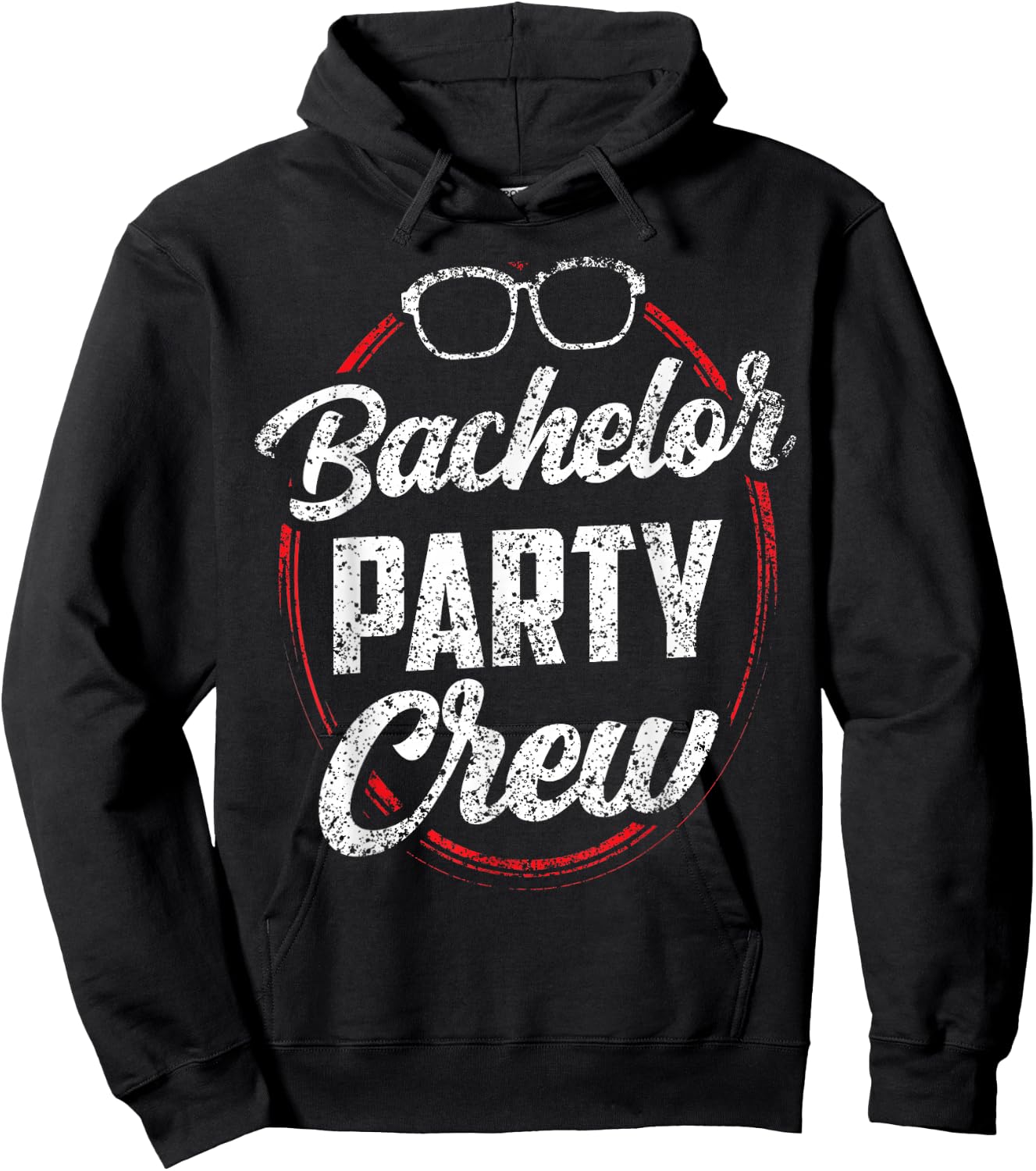 Bachelor Party Crew Team Bride Groom Hoodie - Hoodie | Black
