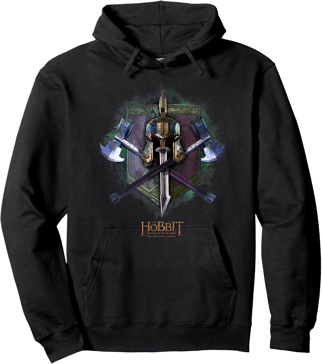 The Hobbit Dwarves of Erebor Armor Poster Hoodie - Hoodie | Black