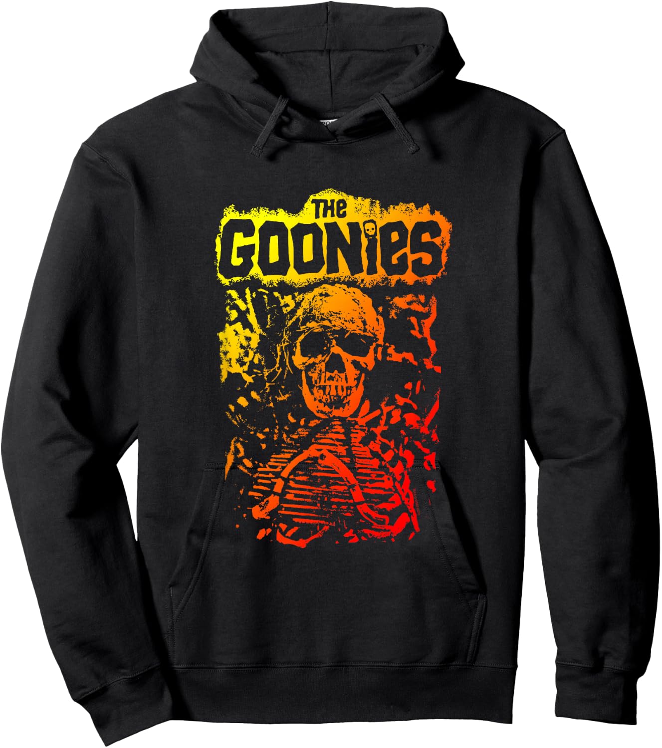 The Goonies Skeleton and Logo Hoodie - Hoodie | Black