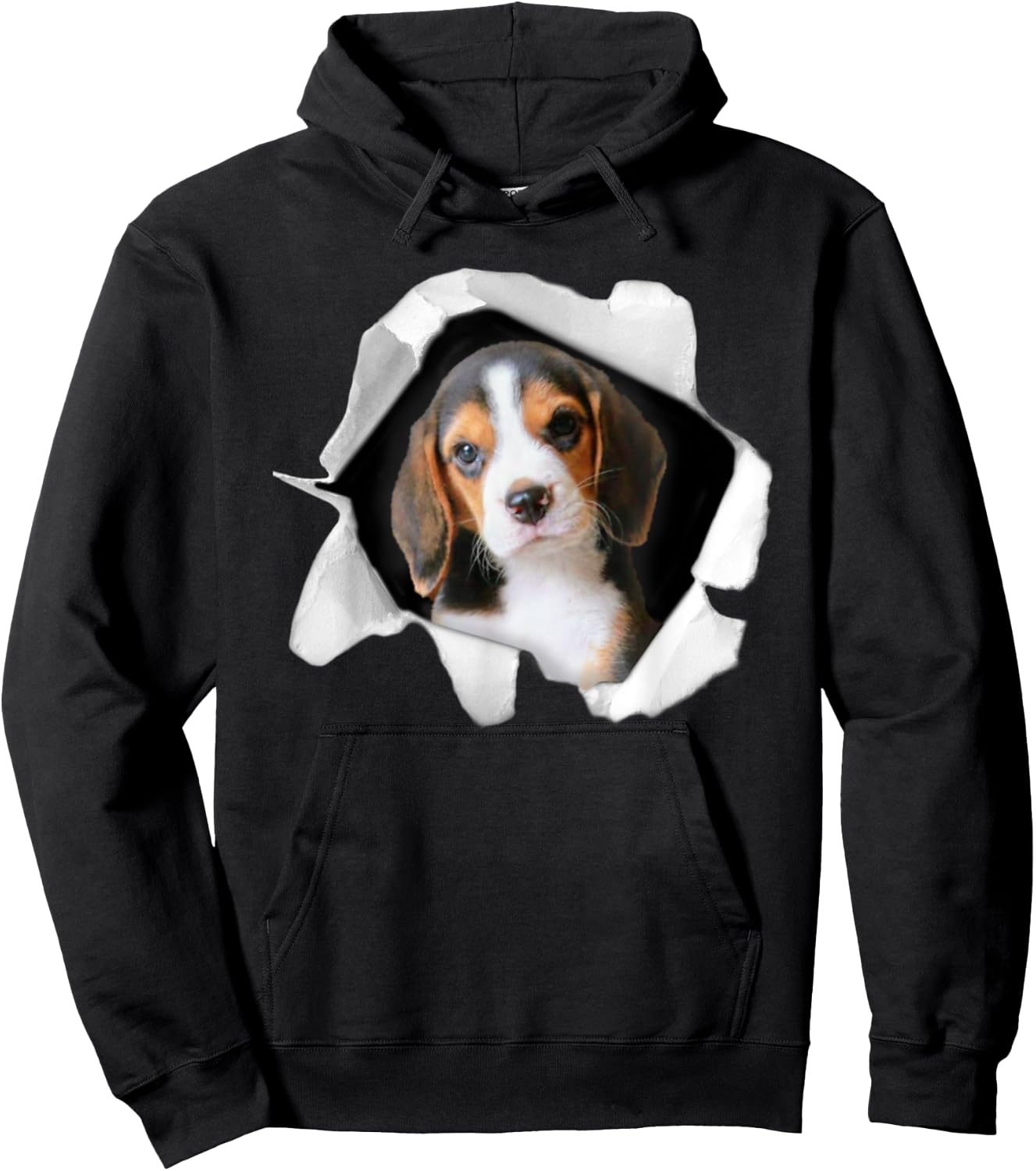 Cute Beagle Shirt Dog Puppy Lover Men Women Boys Girls Hoodie - Hoodie | Black