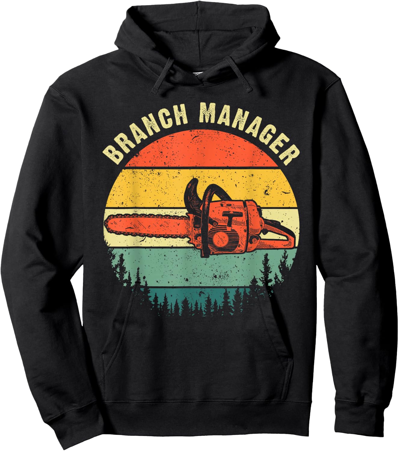 Cool Lumberjack Art Men Women Arborist Logger Branch Manager Small Hoodie - Hoodie | Black