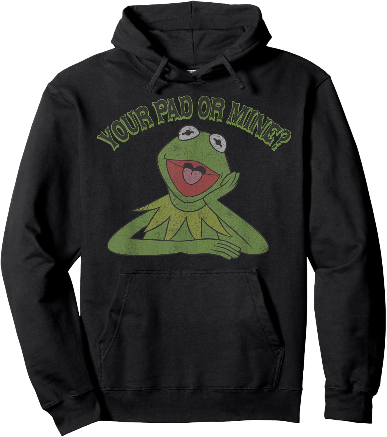 Disney - Kermit The Frog Your Pad or Mine Hoodie - Hoodie | Black