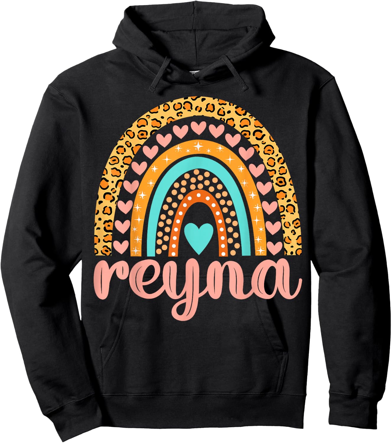 Reyna Reyna Name Birthday Shirt Gift Hoodie - Hoodie | Black