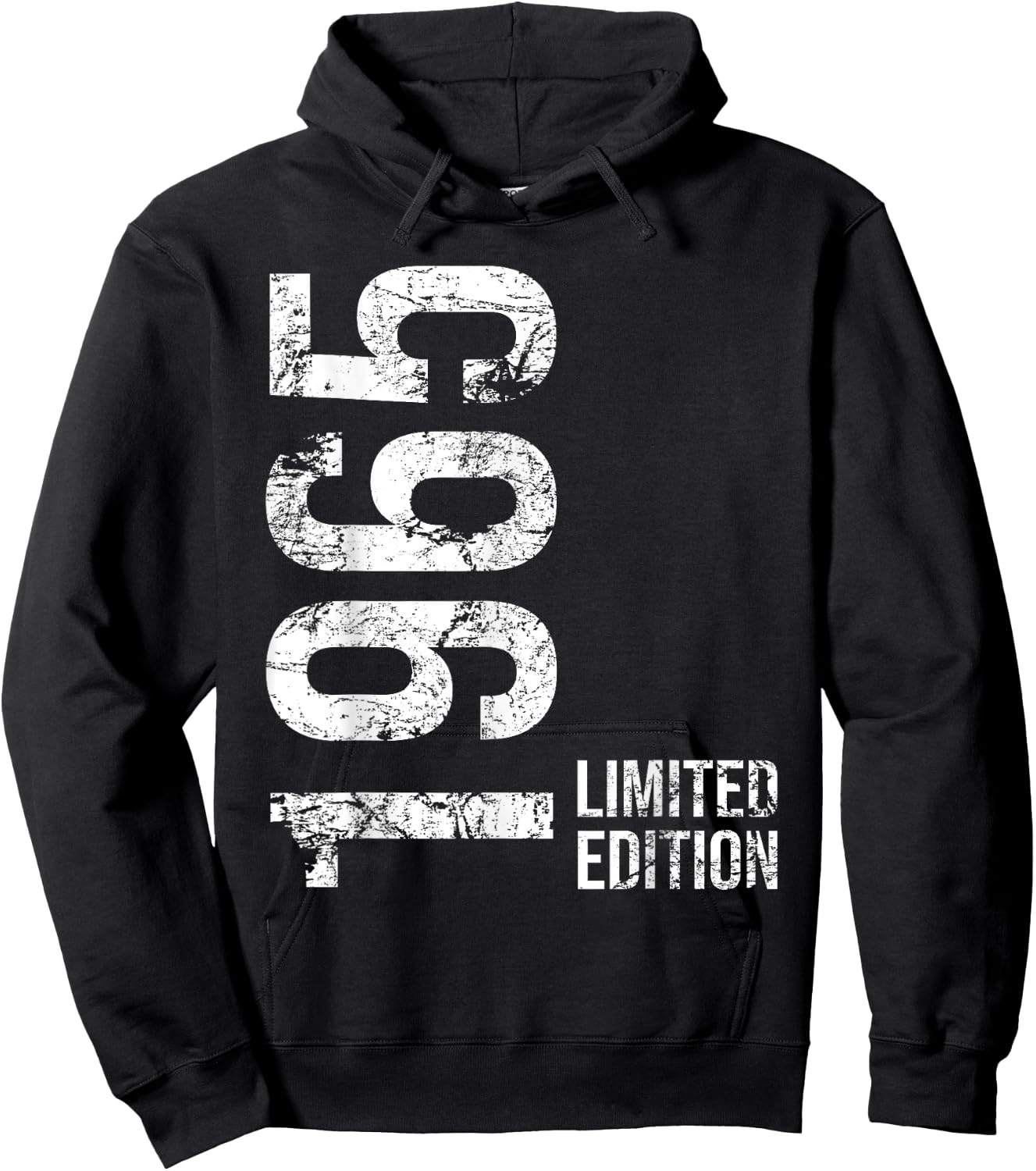 60th Birthday 60 Years Old Man Woman Vintage 1965 Hoodie - Hoodie | Black