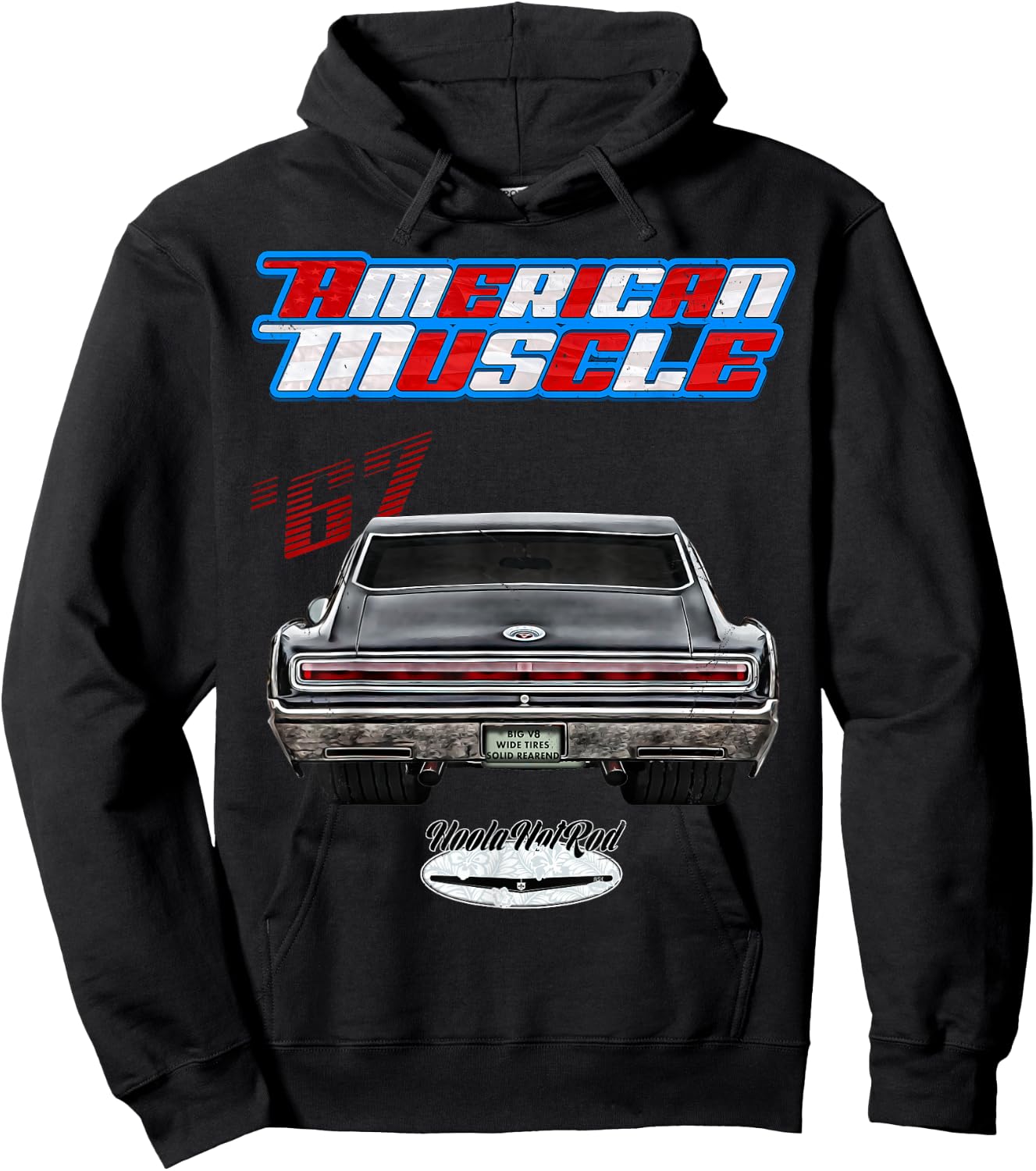 1967 Charger,Super Bee,Hot Rod,Muscle Car,Magnum,Wedge,R/T Hoodie - Hoodie | Black