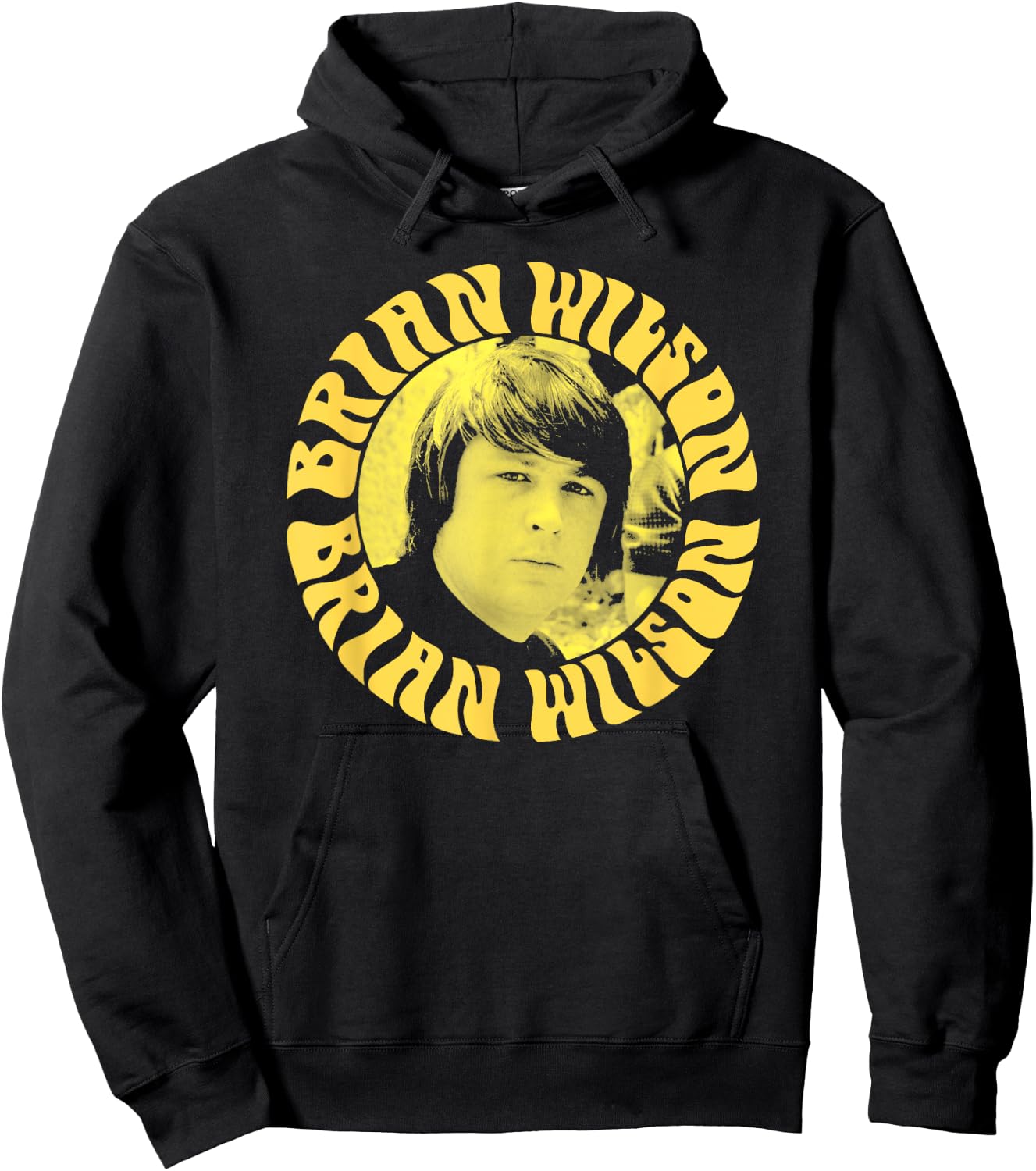 Brian Wilson – Yellow Headshot Hoodie - Hoodie | Black