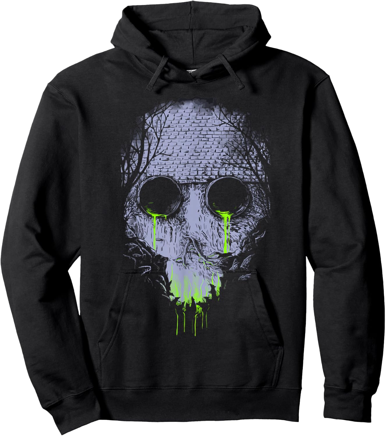 I Love Toxic Skull Waste Protect nature Hoodie - Hoodie | Black
