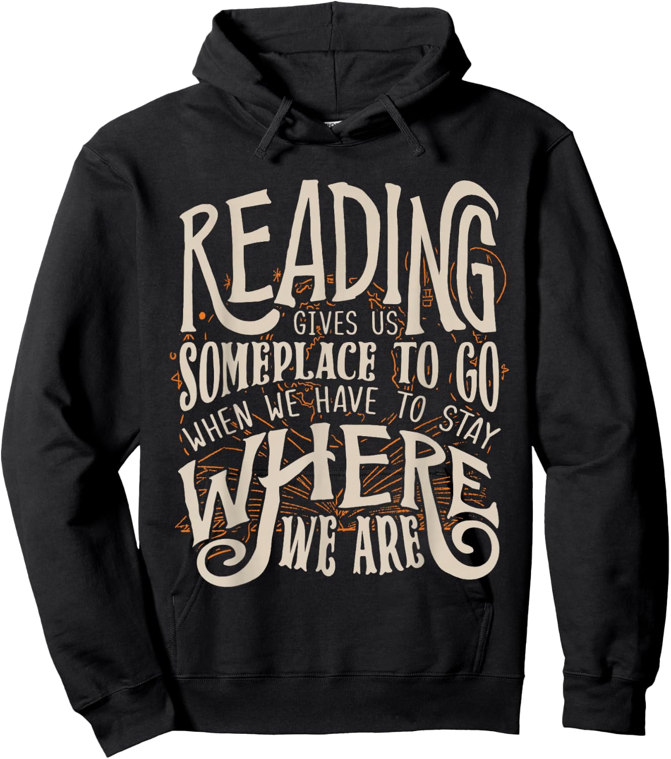 Book Lover Librarian Bookworm Reading Club Reading Hoodie - Hoodie | Black